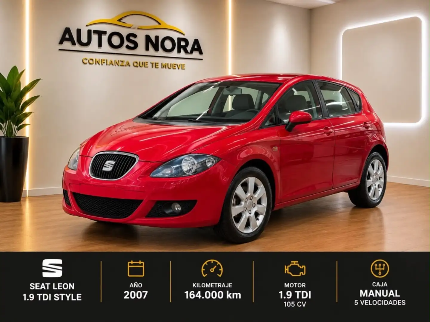 SEAT Leon 2.0TDI Open Rojo - 1