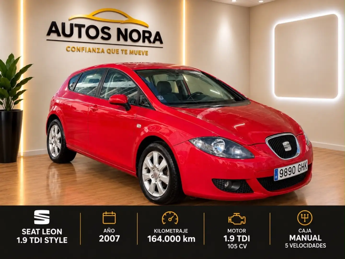 SEAT Leon 2.0TDI Open Rojo - 2
