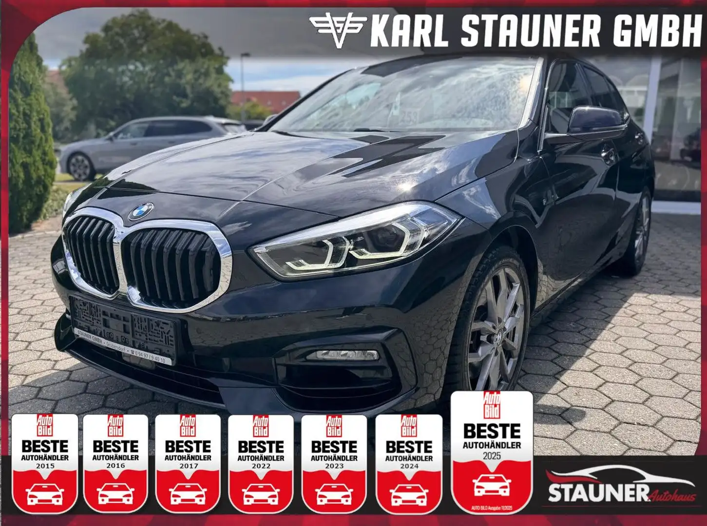 BMW 120 i Limousine Sport Line PANO LENKRADHZ DAB LED Schwarz - 1