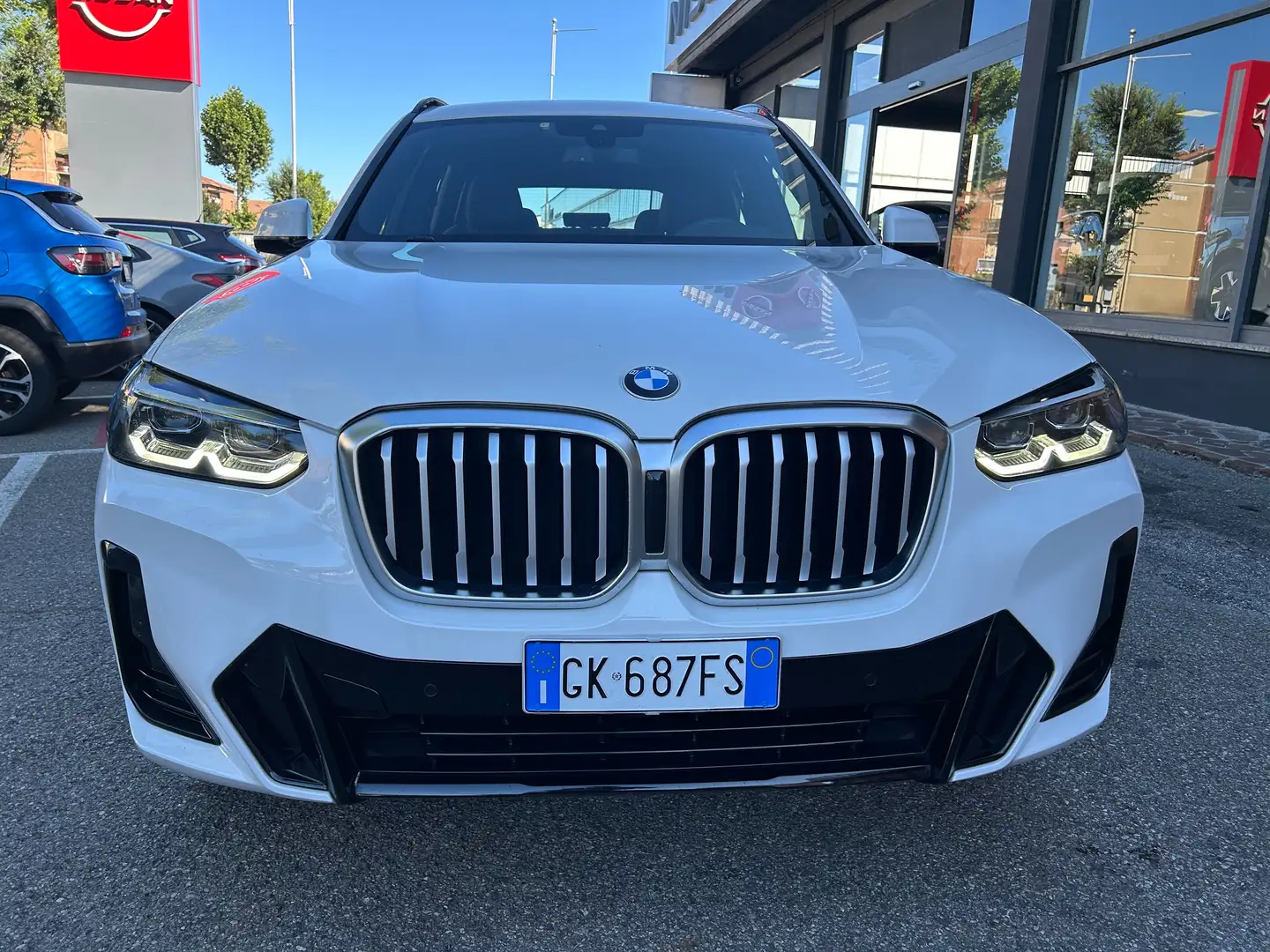 BMW X3 X3 xdrive20d mhev 48V Msport auto Bianco - 2