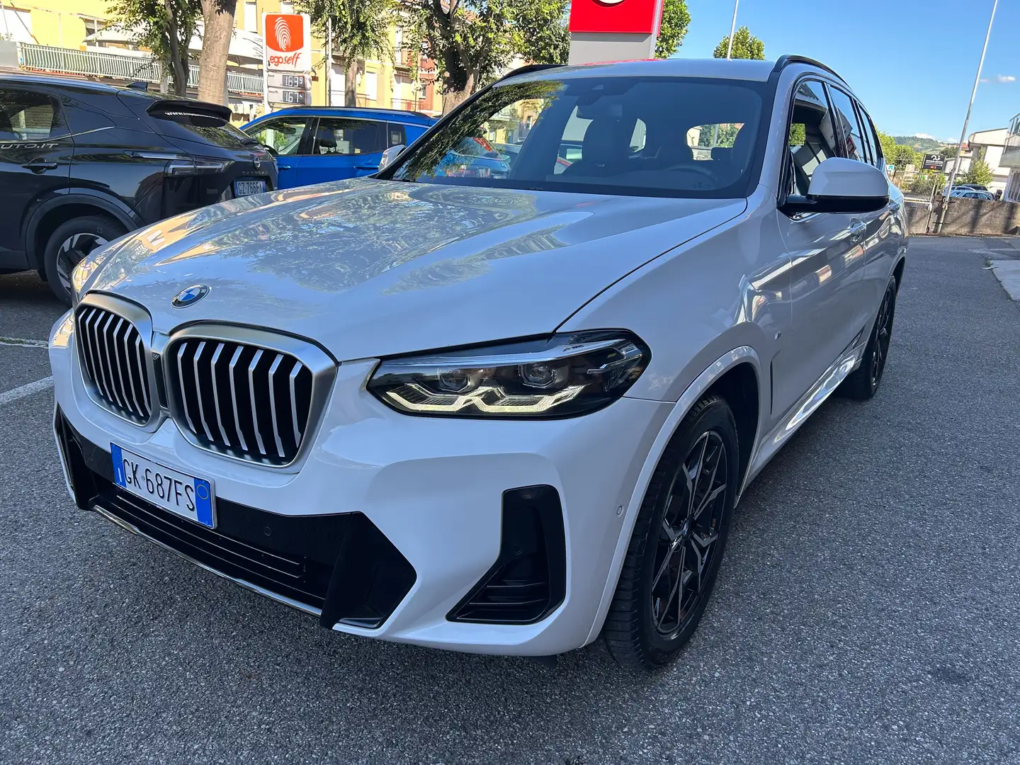 BMW X3 X3 xdrive20d mhev 48V Msport auto Bianco - 1