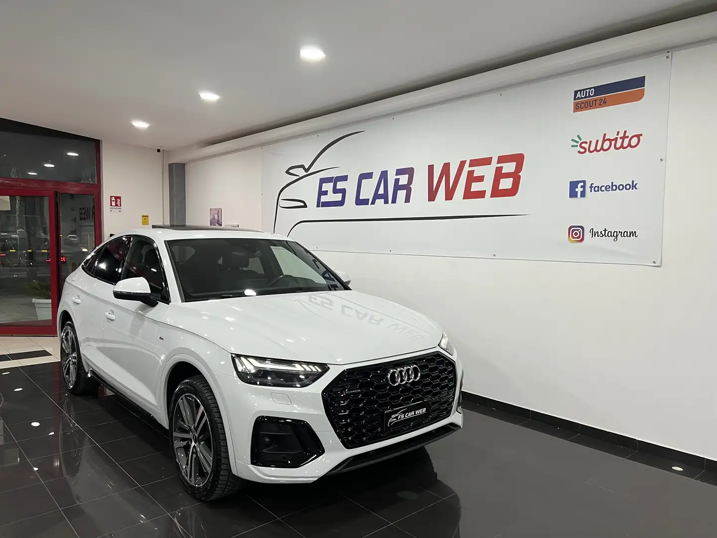 Audi Q5 40 2.0 tdi mhev SLine Plus quattro stronic 204 cv Blanc - 1