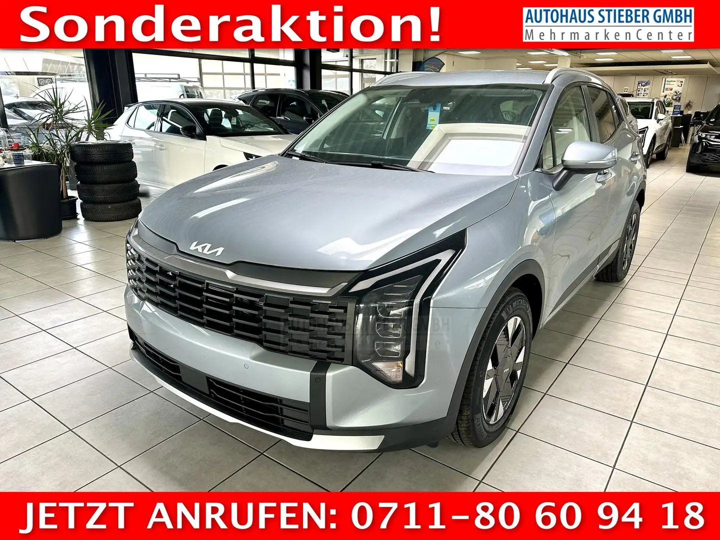 Kia Sportage RFK+SHZ+LKZ+EPH HI/VO 110 kW (150 PS), Automatik Silber - 1