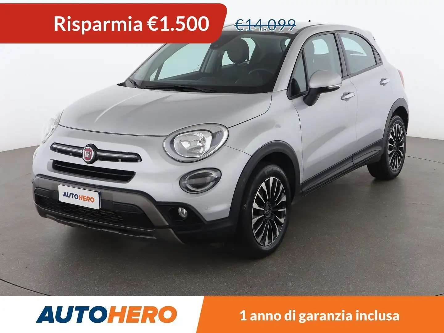 Fiat 500X 1.3 M-Jet City Cross 95 CV Argento - 1