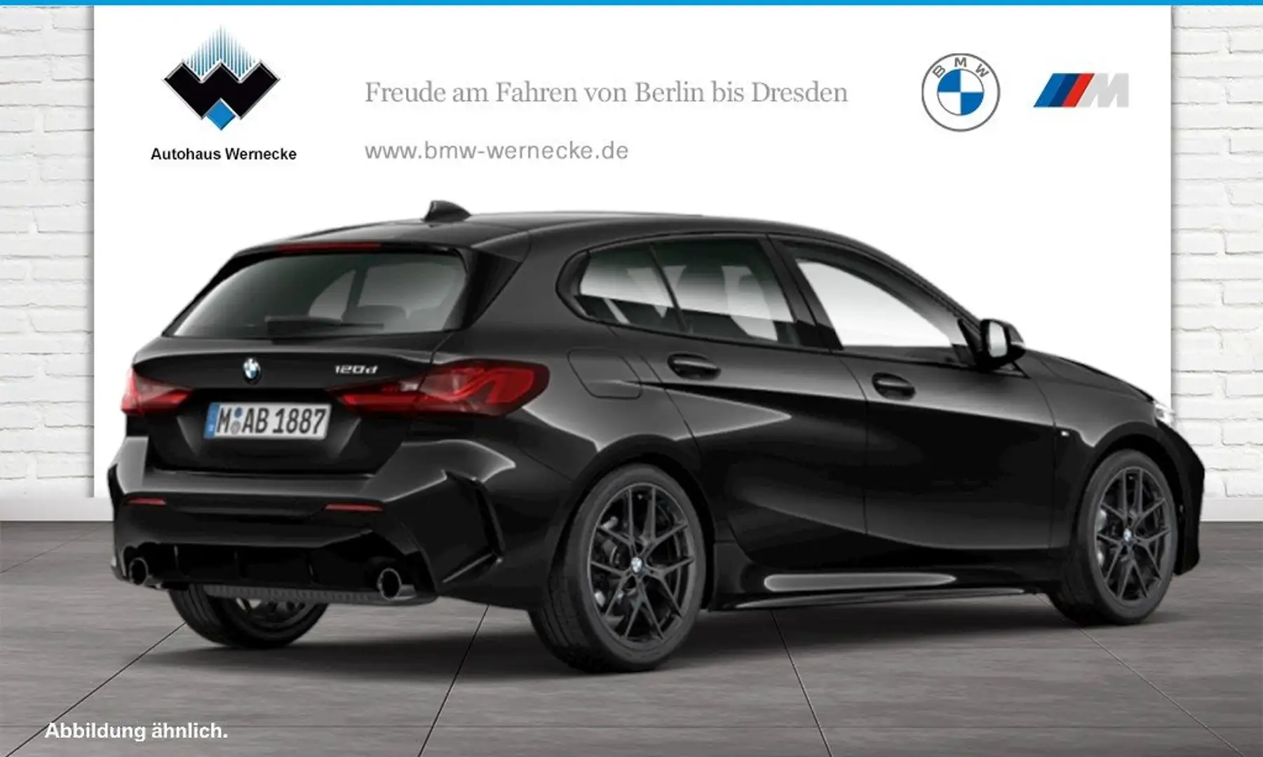 BMW 120 d Hatch M Sport HiFi DAB LED WLAN Tempomat Fekete - 2