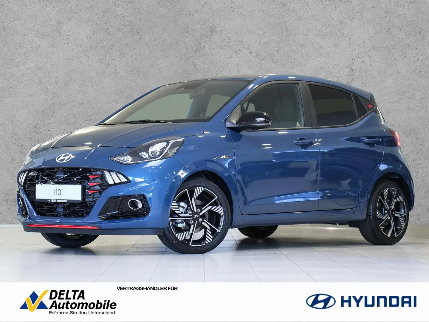 Hyundai i10 1.0 TGDI Facelift 2025 N-Line Navi LED Kamera Albastru - 1