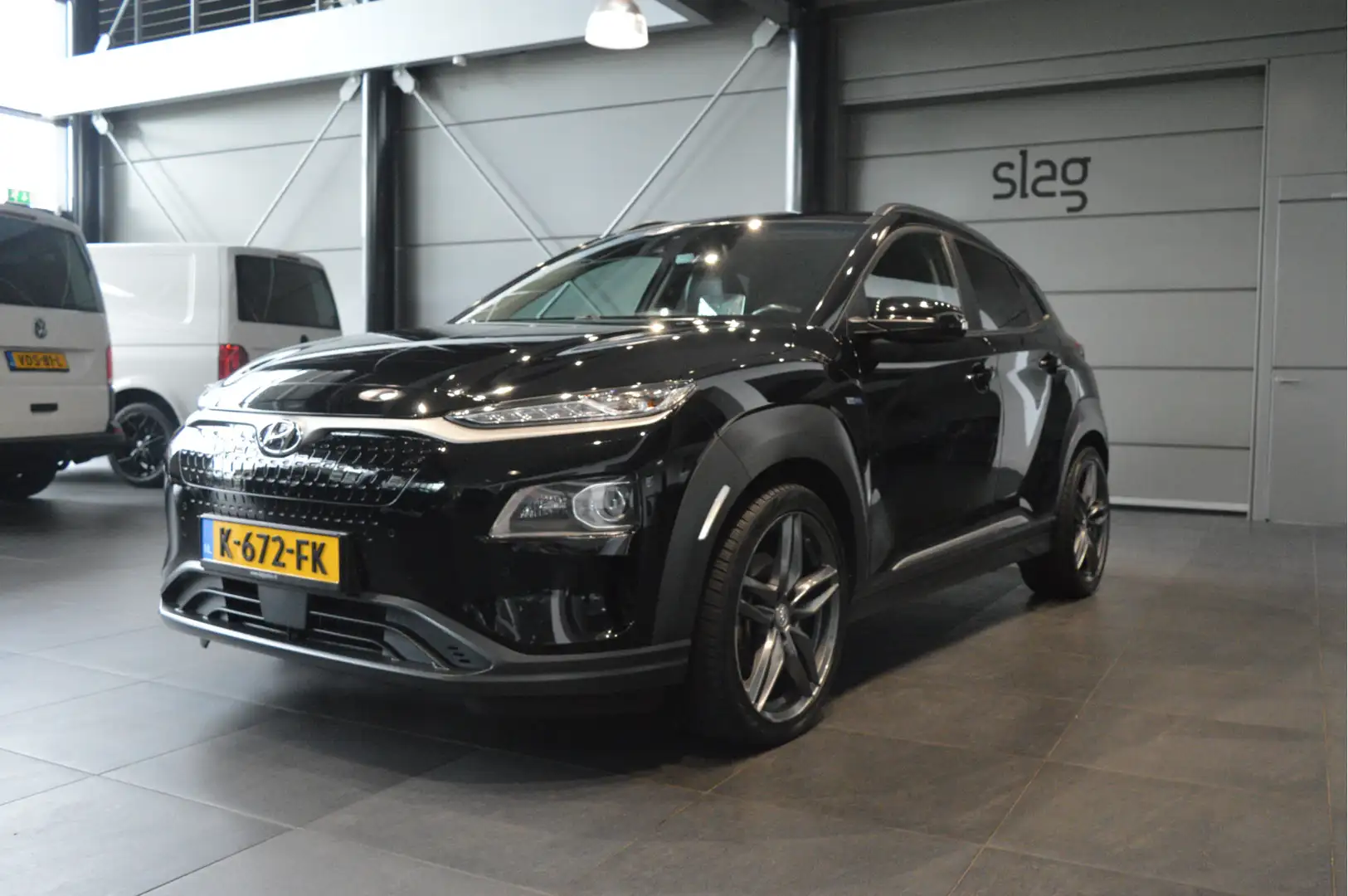Hyundai KONA EV Premium 64 kWh navi leer camera cruise led 19 i Negro - 2