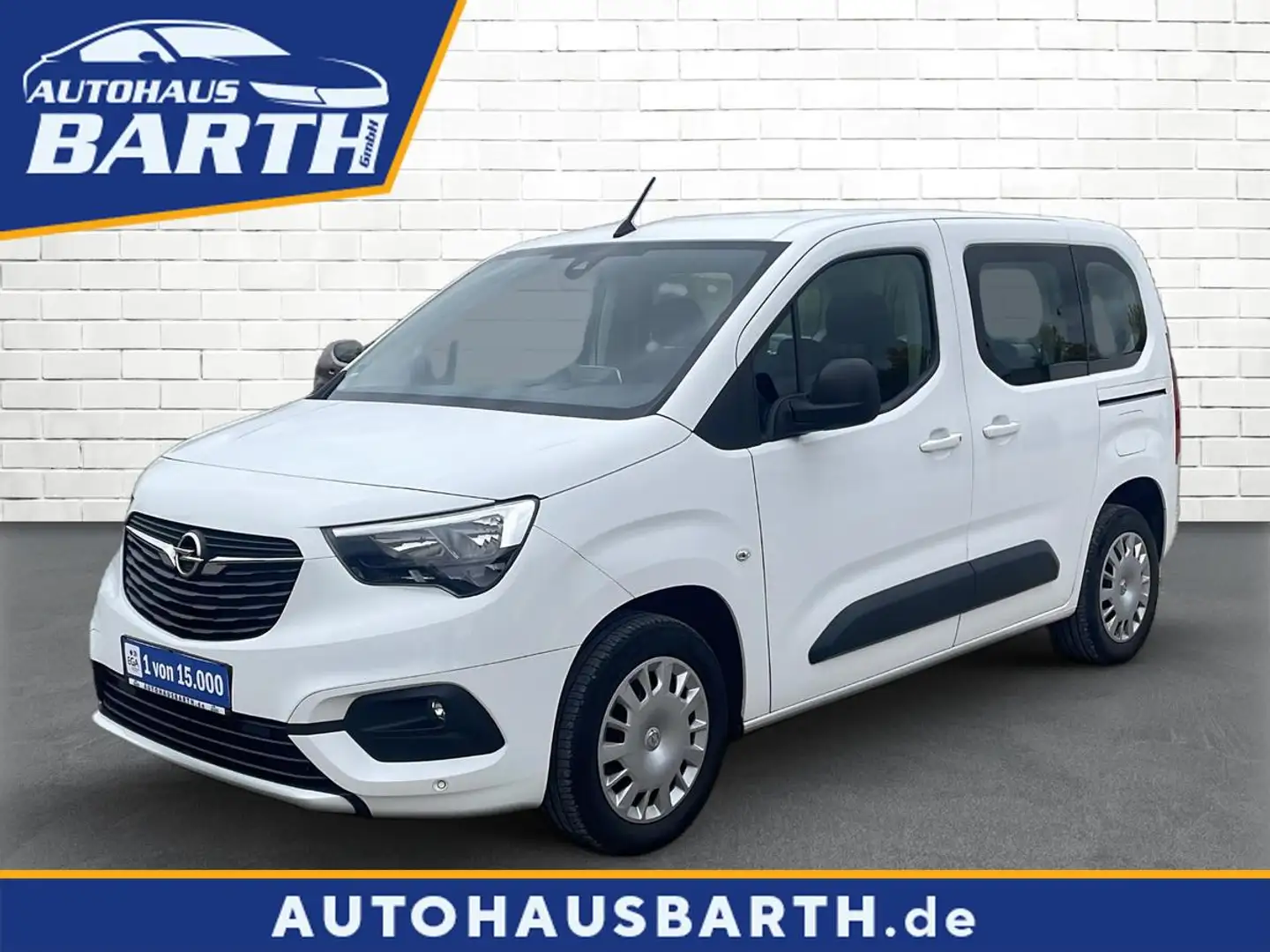 Opel Combo Life 1.2 Turbo Edition *KLIMA*NAVI*RFK*PDC* Weiß - 1