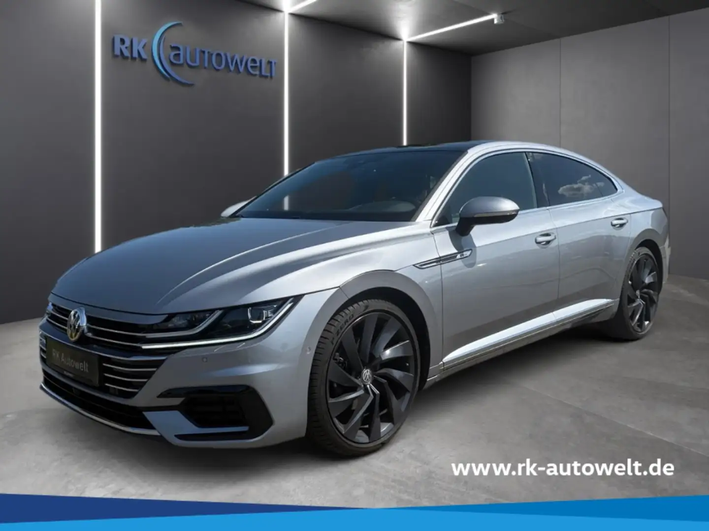 Volkswagen Arteon R-Line 2.0 TDI 4Motion StandHZG AHK  El. Panodach Ezüst - 1