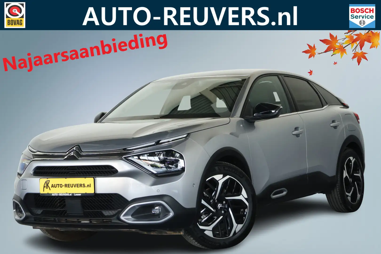 Citroen C4 1.2 Puretech Shine Navigatie / Leder / HUD / LED / Gris - 1