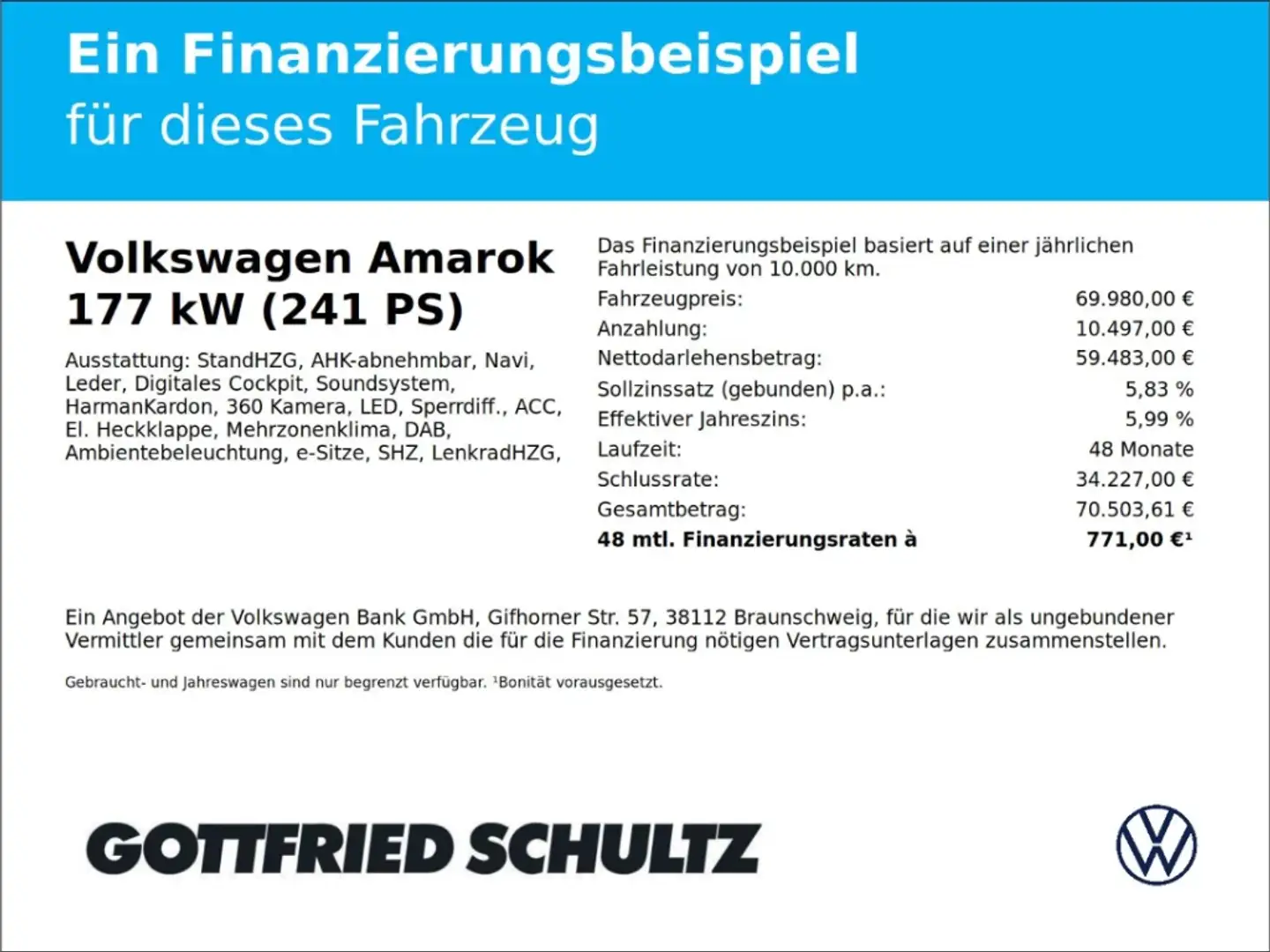 Volkswagen Amarok PanAmericana 3.0 TDI 177 kW 4Motion Rollcover SHZ Grau - 2