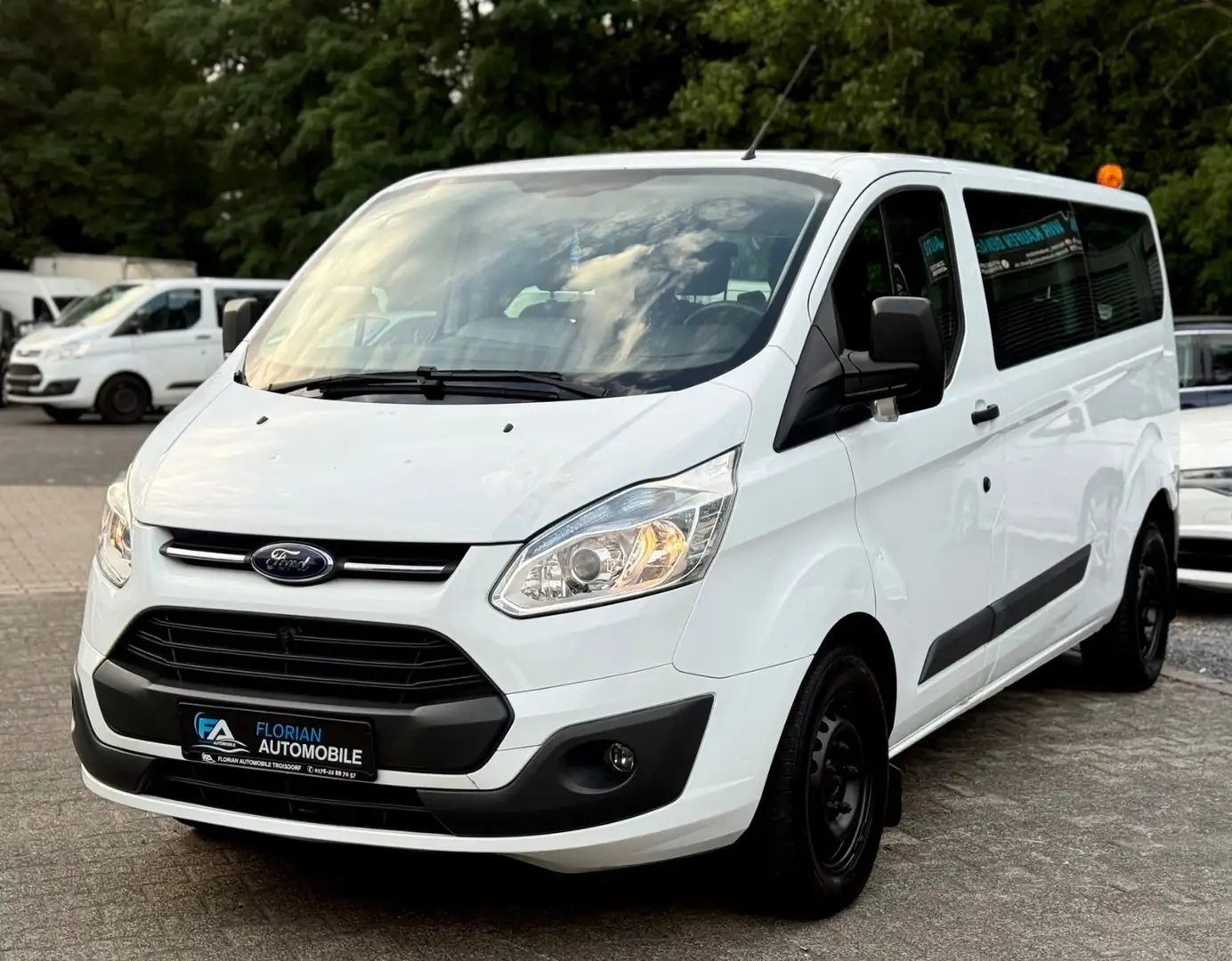 Ford Transit Custom 9 Sitze/Klima/1 Hand/ MwSt Weiß - 1