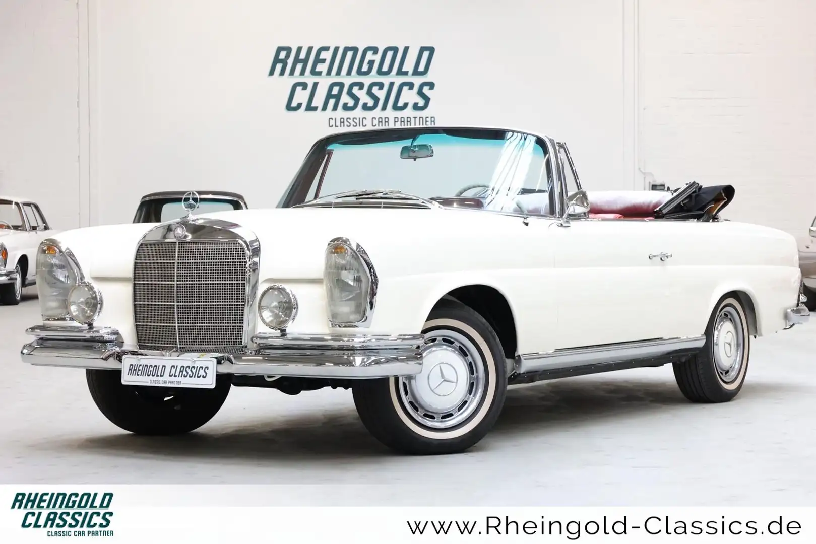 Mercedes-Benz 220SE Cabrio W111 aus Kalifornien Weiß - 1
