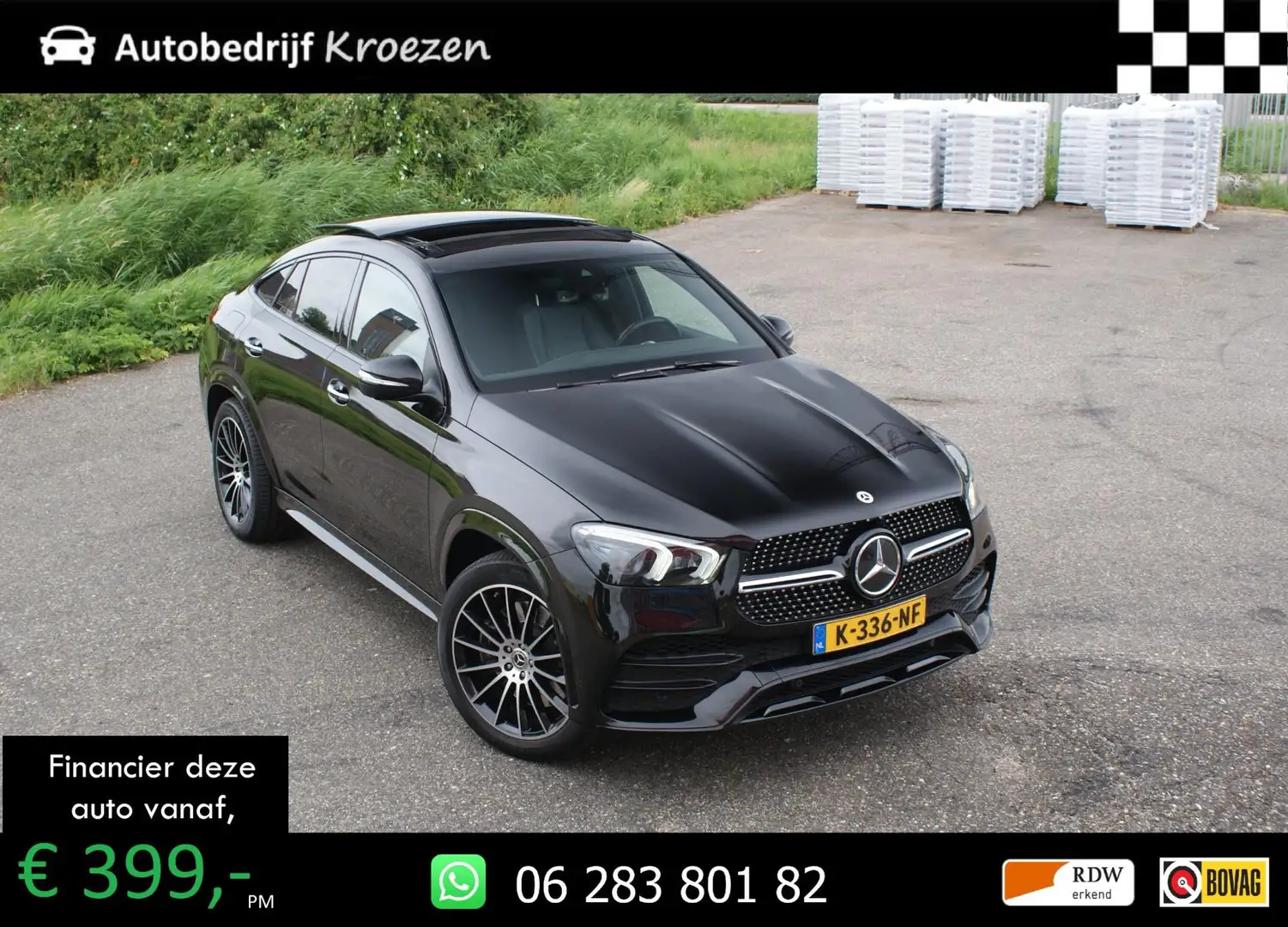 Mercedes-Benz GLE 350 Coupé de 4MATIC ///AMG Pakket | Pano | 360 Camera Noir - 1