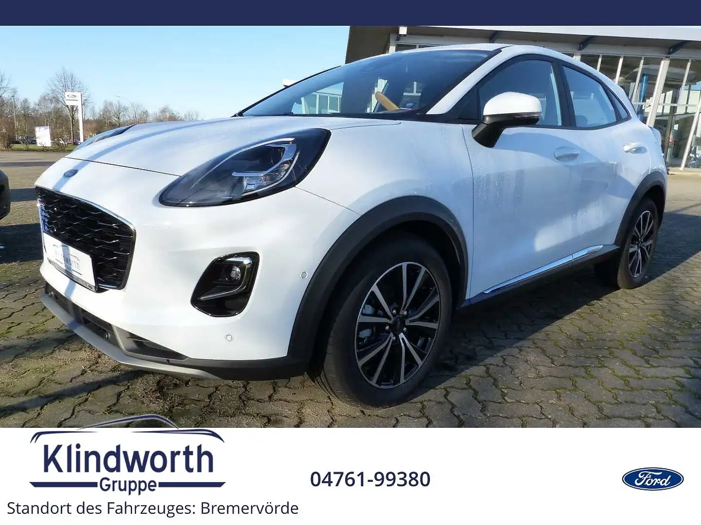 Ford Puma 1.0 EcoBoost MHEV TITANIUM iACC,Kamera,Navi Weiß - 1