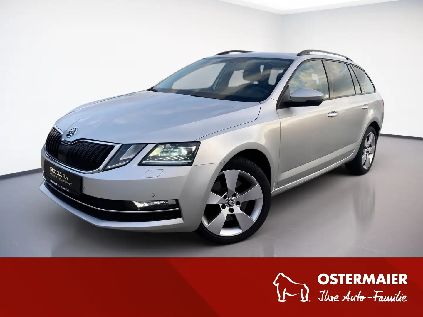 Skoda Octavia Combi Style 2.0TSI LED.PDC.BremsA.SHZ.AHK.SmartLin Silber - 1