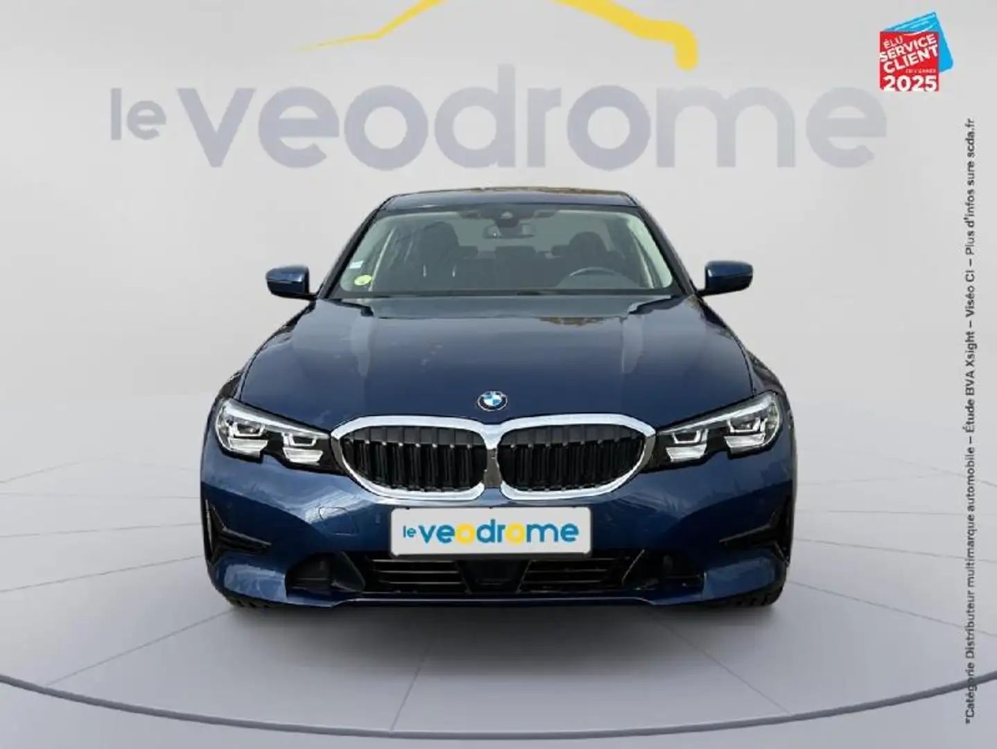 BMW 318 318dA MH 150ch Lounge Bleu - 2