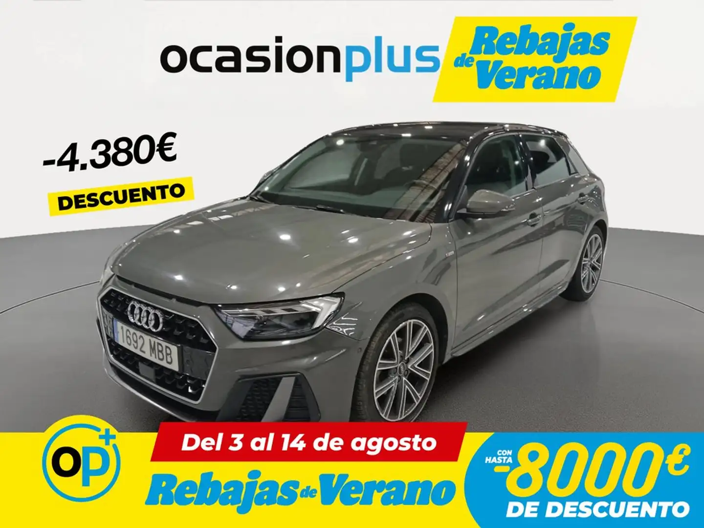 Audi A1 Sportback 30 TFSI S line S tronic Gris - 1