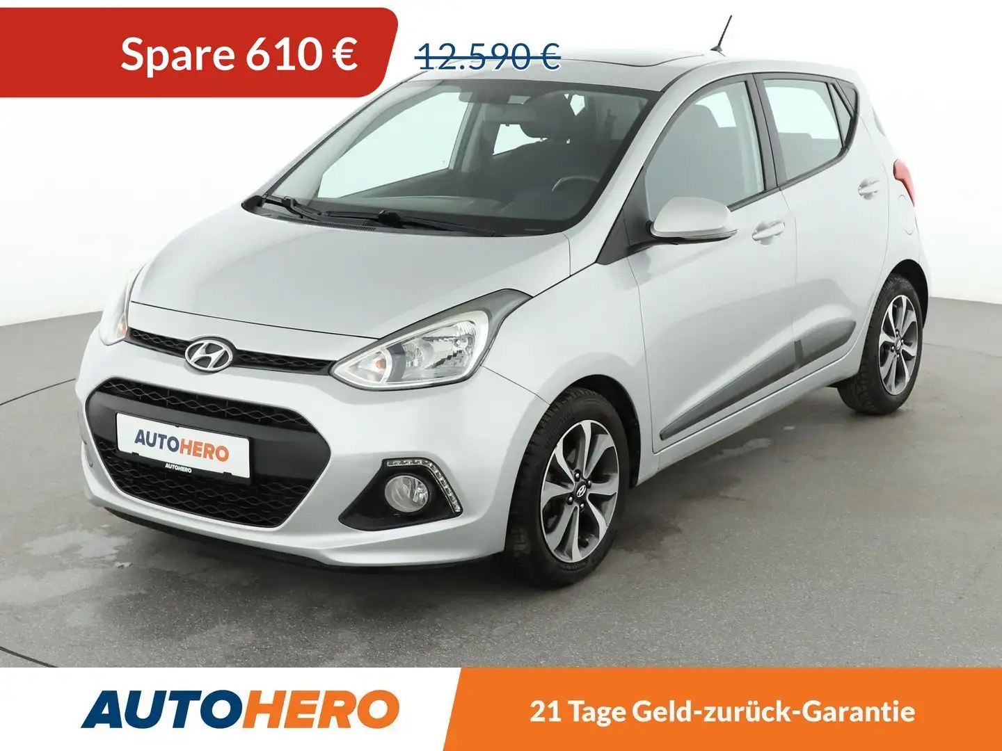 Hyundai i10 1.2 Style Aut.*PDC*SHZ*ALU*PANO*KLIMA* Grau - 1
