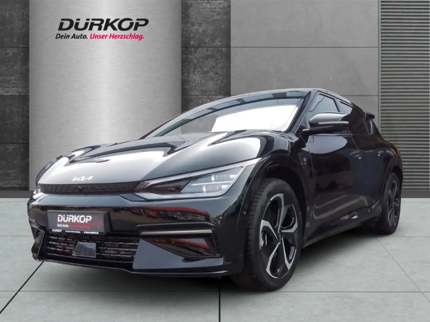 Kia EV6 GT-Line 77,4kWh Wärmepumpe Assist+ Glasdach Design Schwarz - 1