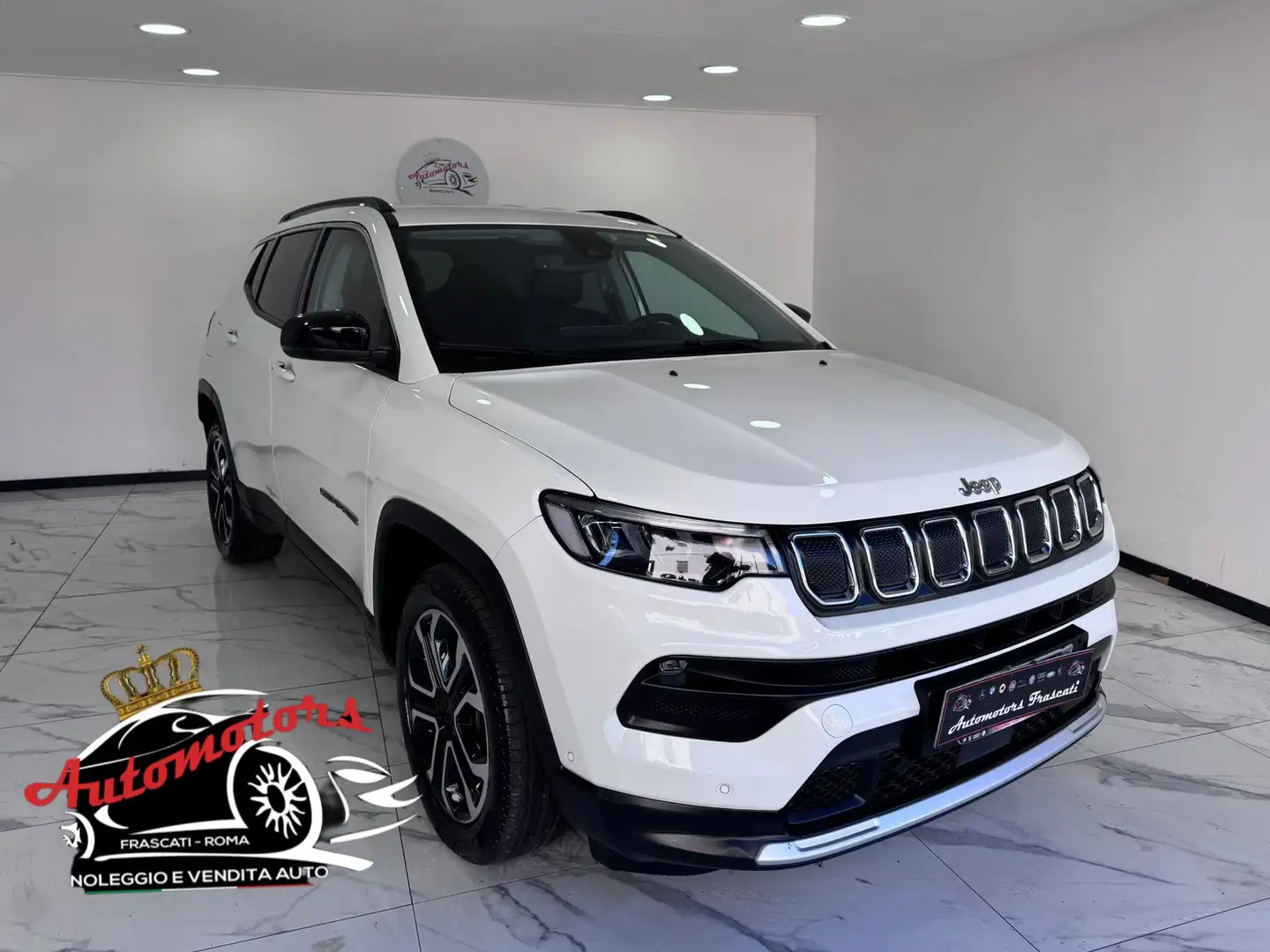 Jeep Compass 1.6 mjt Limited 2wd 130cv-GARANTITA-2022 Blanc - 1