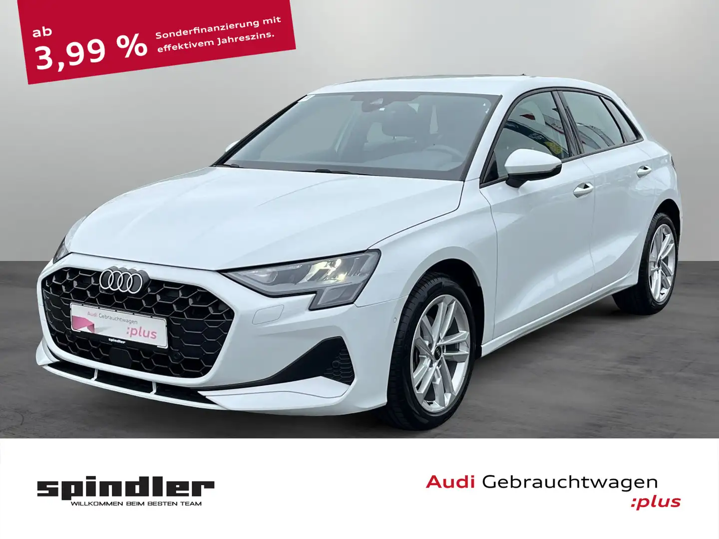 Audi A3 advanced 30 TFSI / ParkAssi, Navi+ Blanc - 1