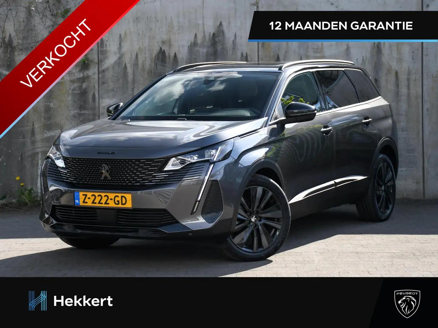 Peugeot 5008 GT 1.2 PureTech 130pk 7-PERS. | SCHUIF-DAK | 19''L Gris - 1