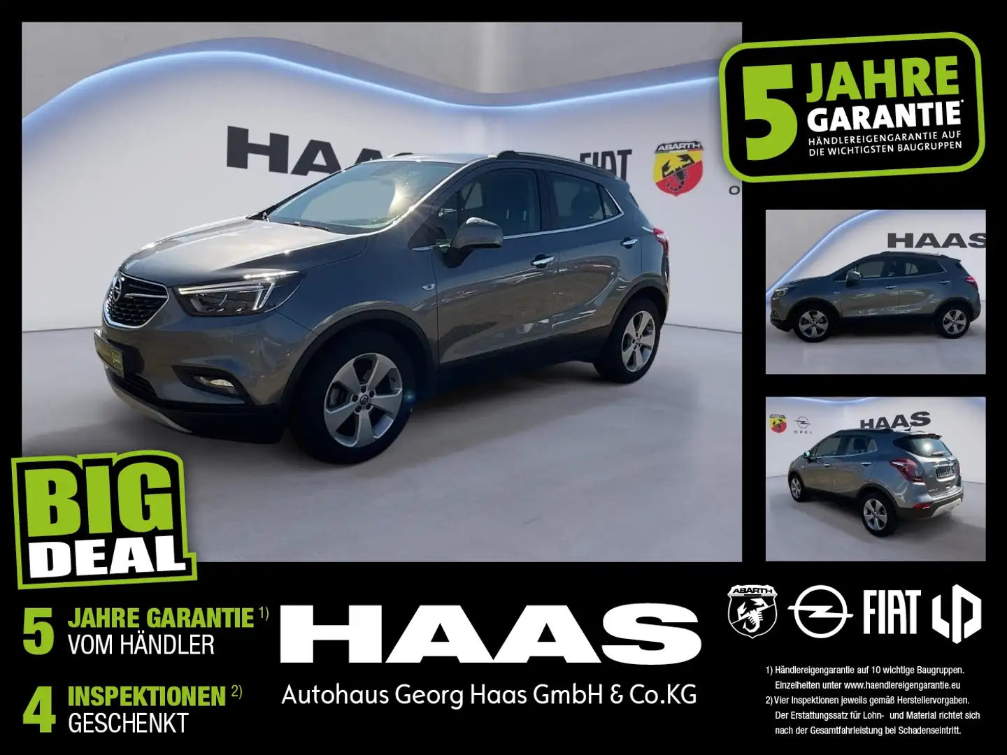 Opel Mokka X 1.4 Turbo Kamera, Navi, Sitzheizung Gris - 1