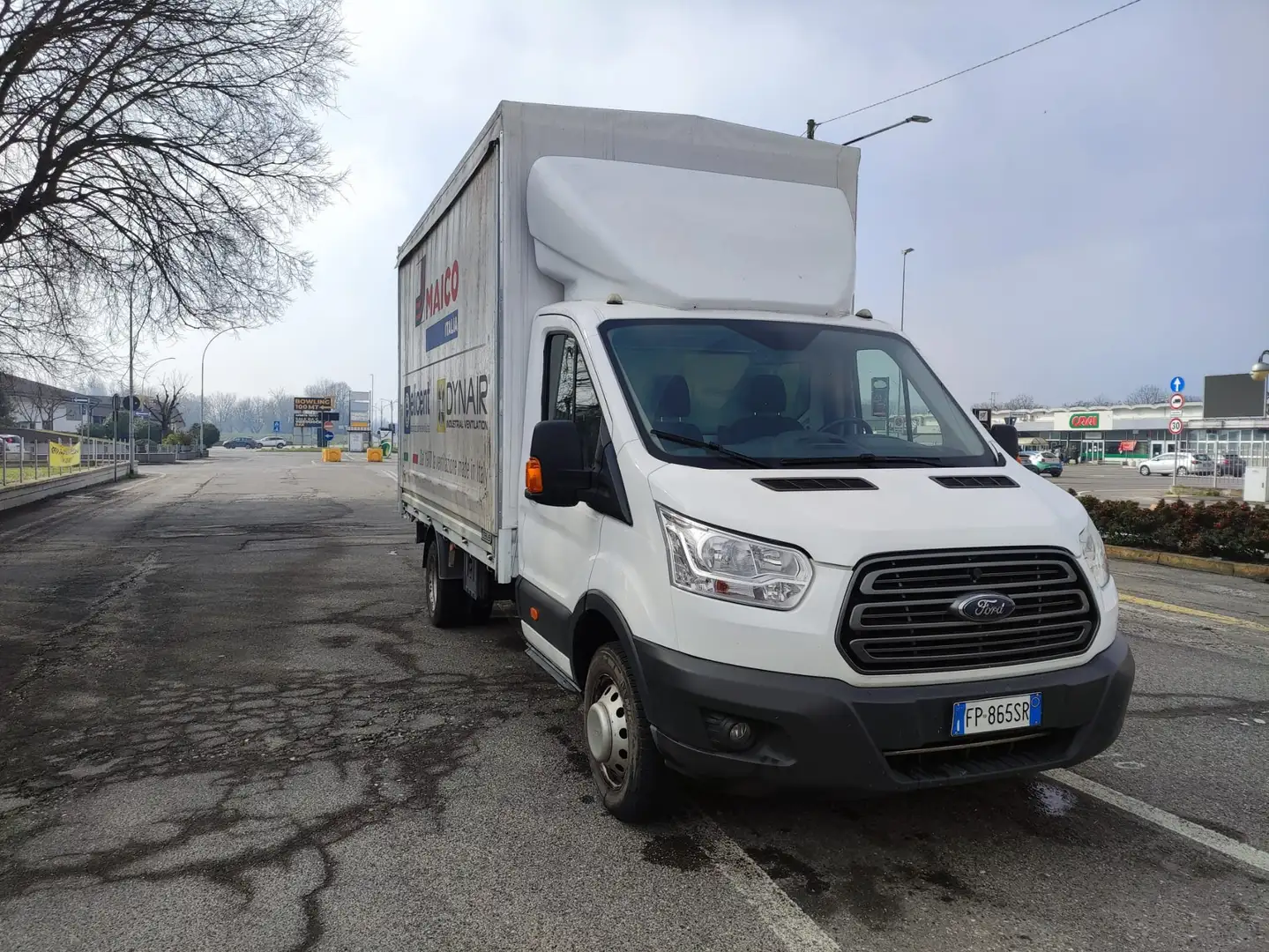 Ford Transit 350 L4 TREND 170 CV CABINATO TELONATO Weiß - 2