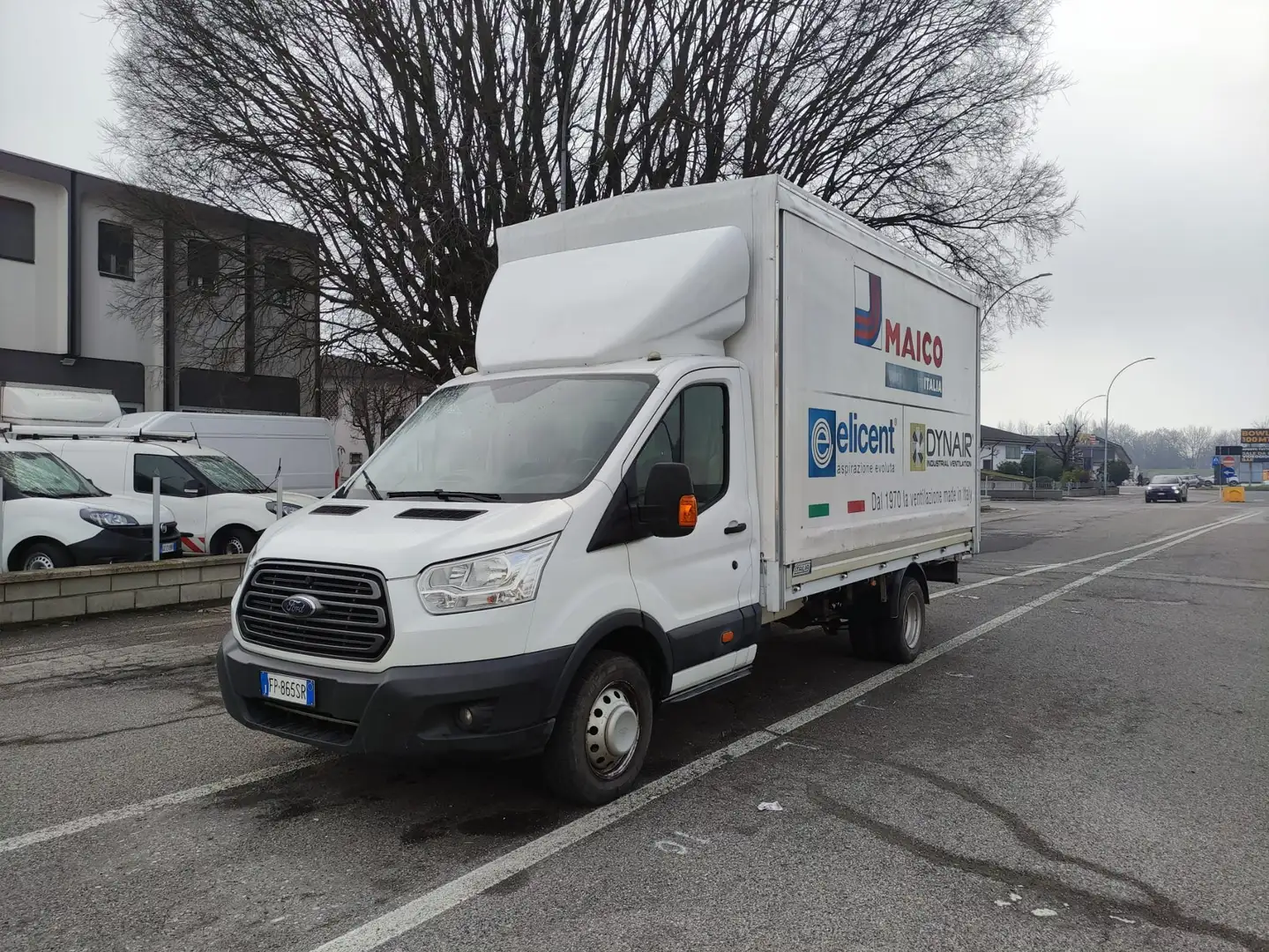 Ford Transit 350 L4 TREND 170 CV CABINATO TELONATO Weiß - 1