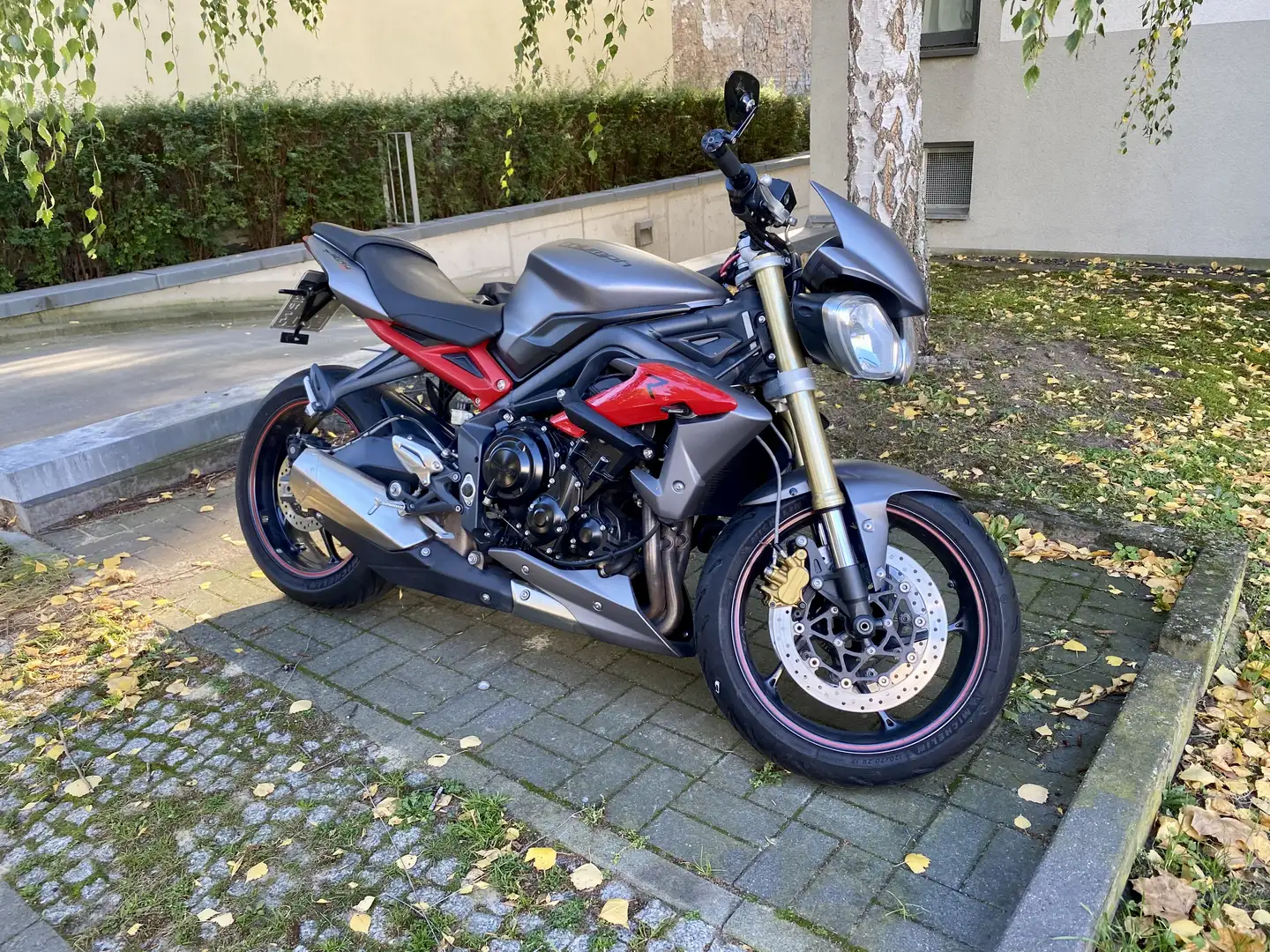 Triumph Street Triple 675 R-Optik Argent - 1