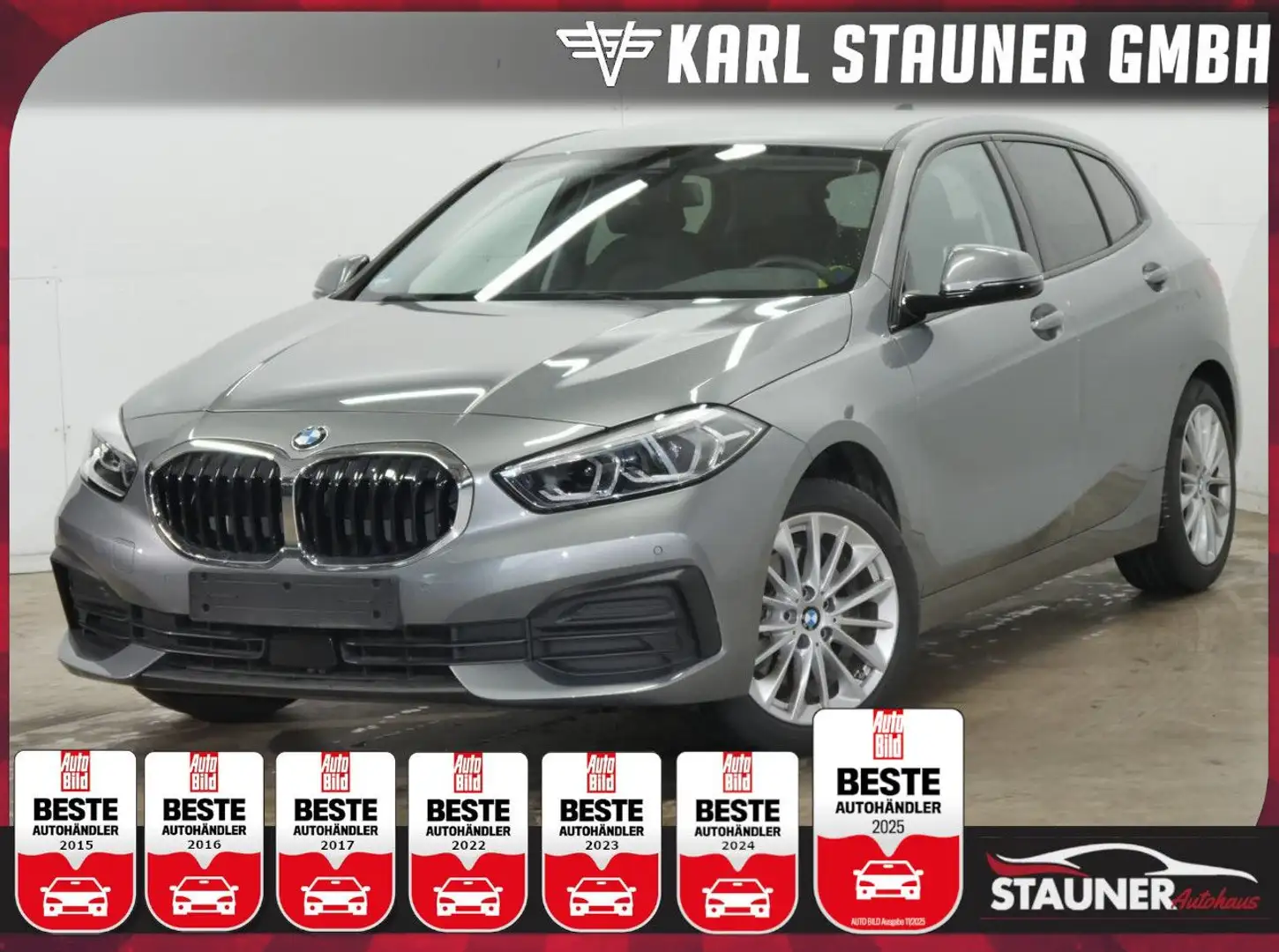 BMW 118 i Limousine Advantage LENKRADHZ LED PDC Grau - 1