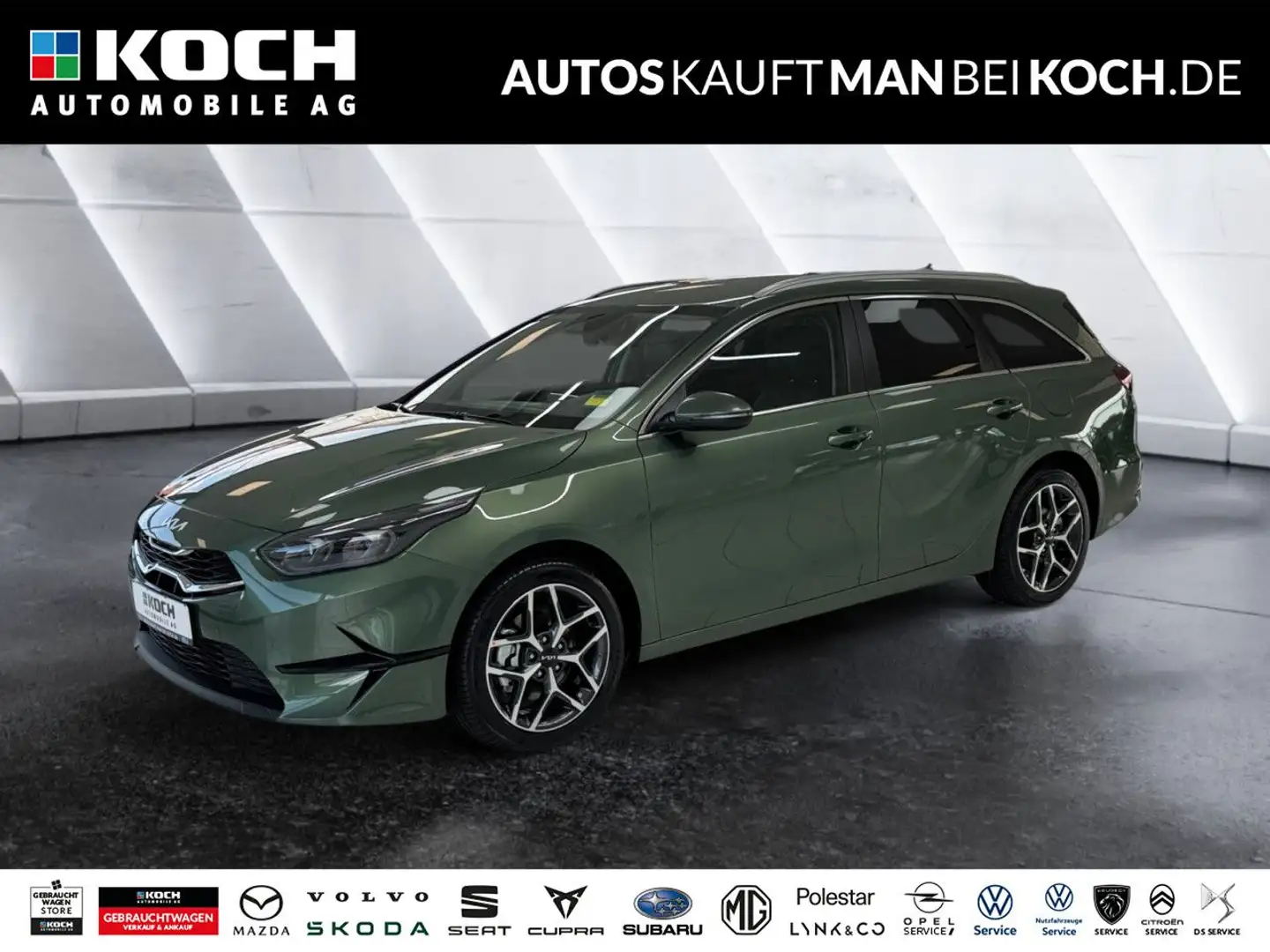 Kia Ceed / cee'd Ceed SW 1.5 T-GDI VOLL LED NAVI SH KAM TEILLEDER Grün - 1
