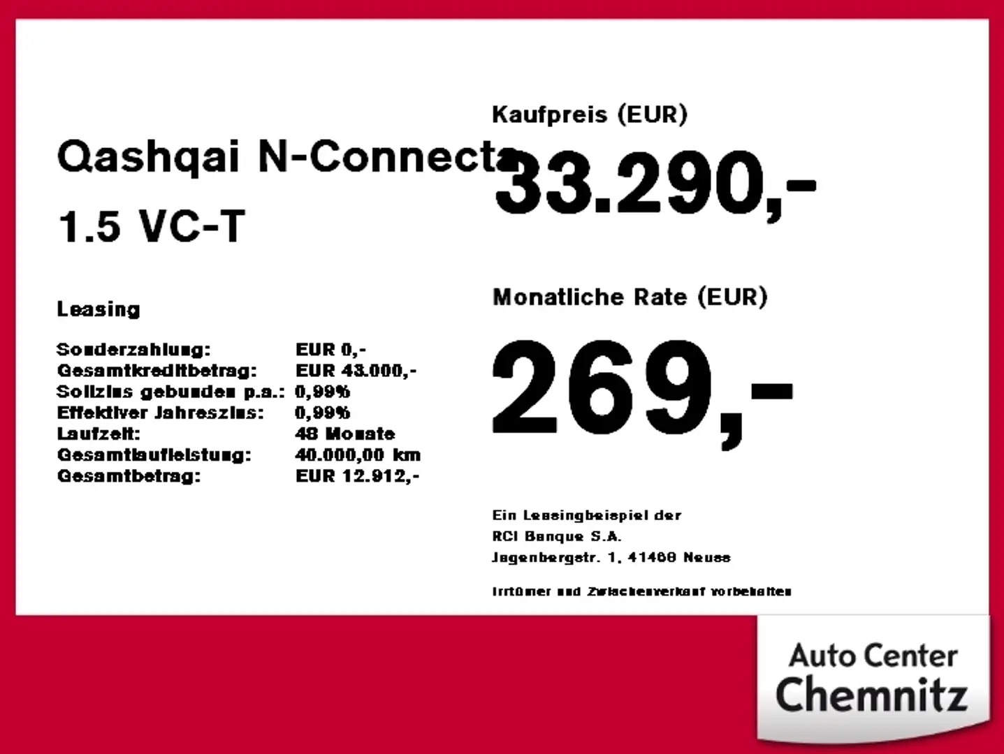 Nissan Qashqai N-Connecta 1.5 VC-T PDC/Kamera/Automatik Schwarz - 2