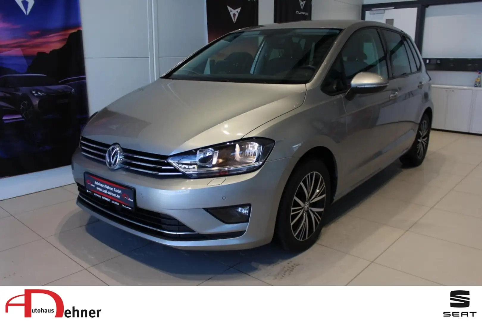 Volkswagen Golf Sportsvan VII Allstar BMT/Start-Stopp Klima Einparkhilfe Argent - 1