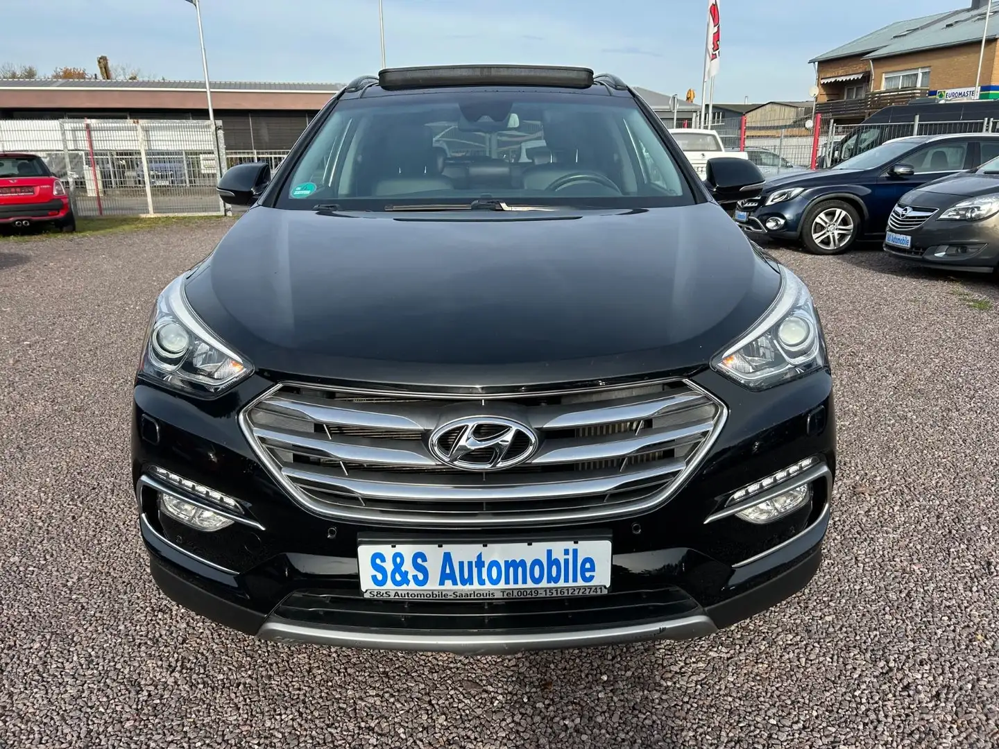 Hyundai SANTA FE blue Premium 4WD Noir - 2