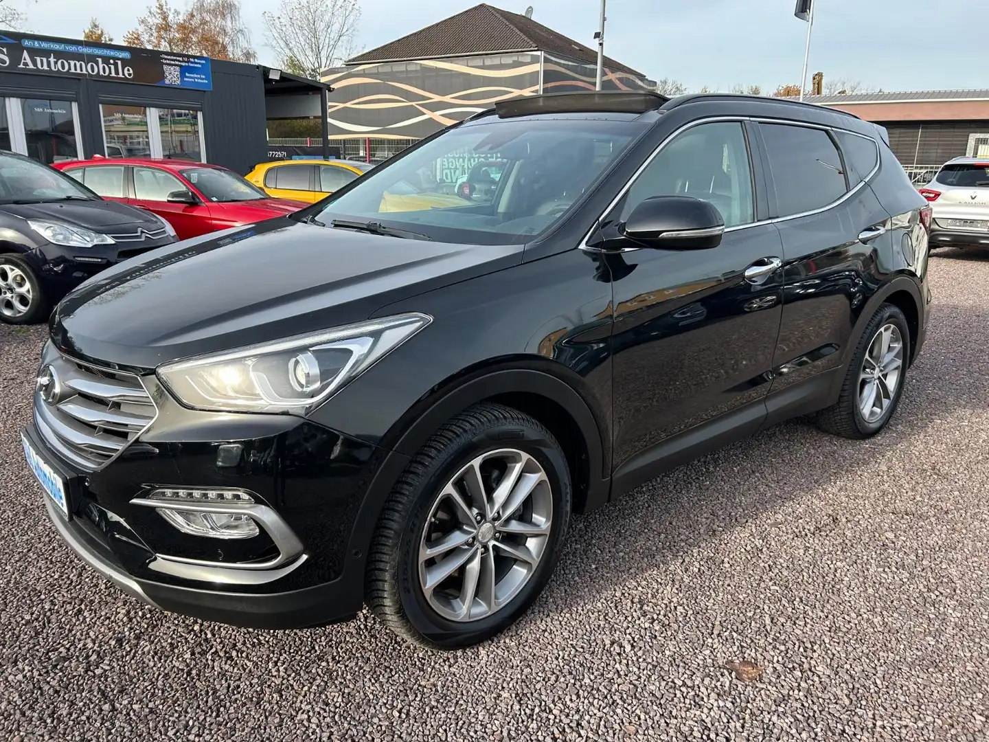 Hyundai SANTA FE blue Premium 4WD Noir - 1