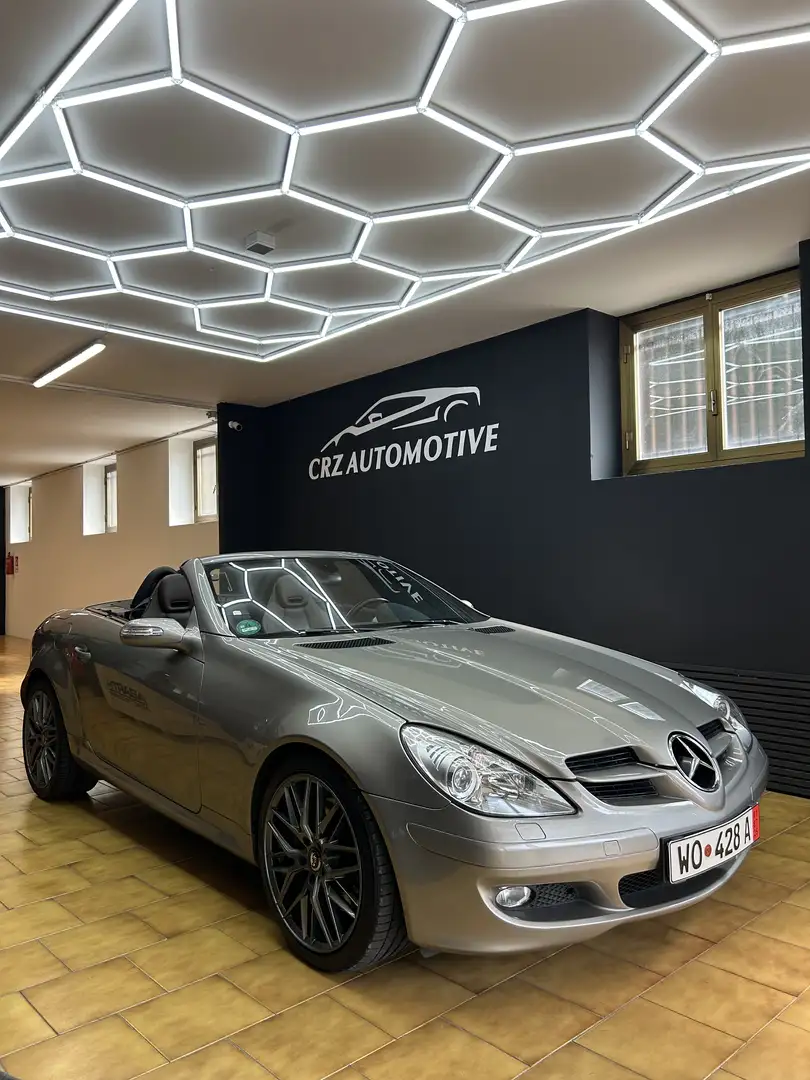 Mercedes-Benz SLK 350 Xeno-Harman Kardon-Airscarf-Service mercedes Gris - 1