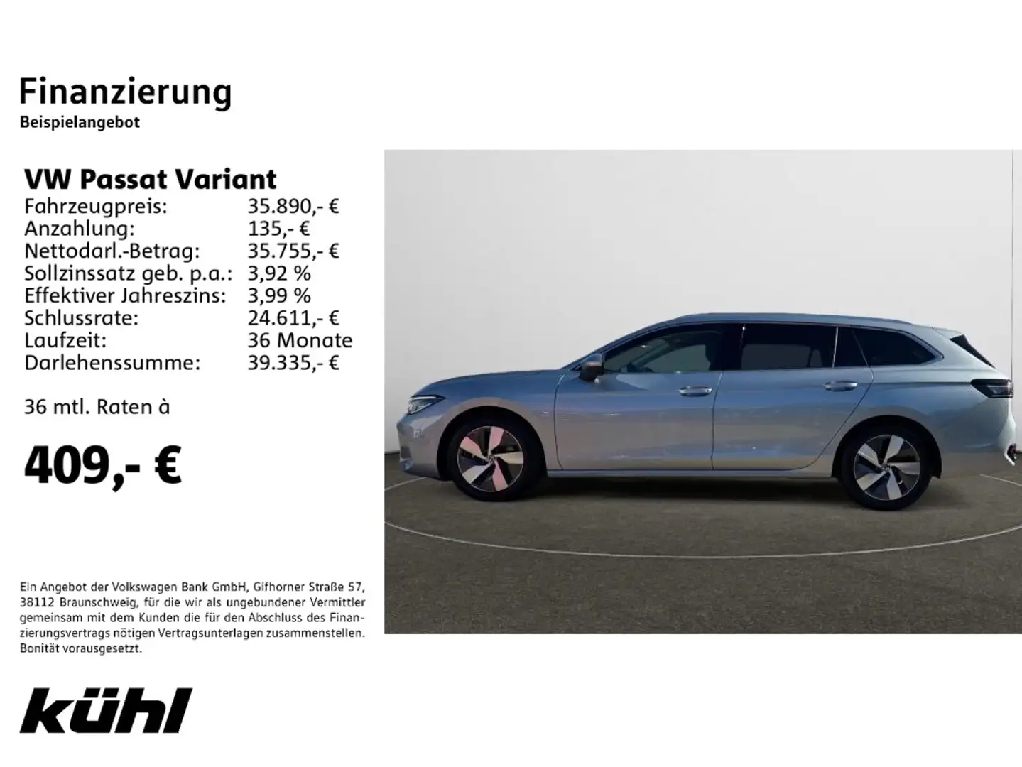 Volkswagen Passat Variant 2.0 TDI DSG Elegance Navi,AHK,IQ, Argent - 2