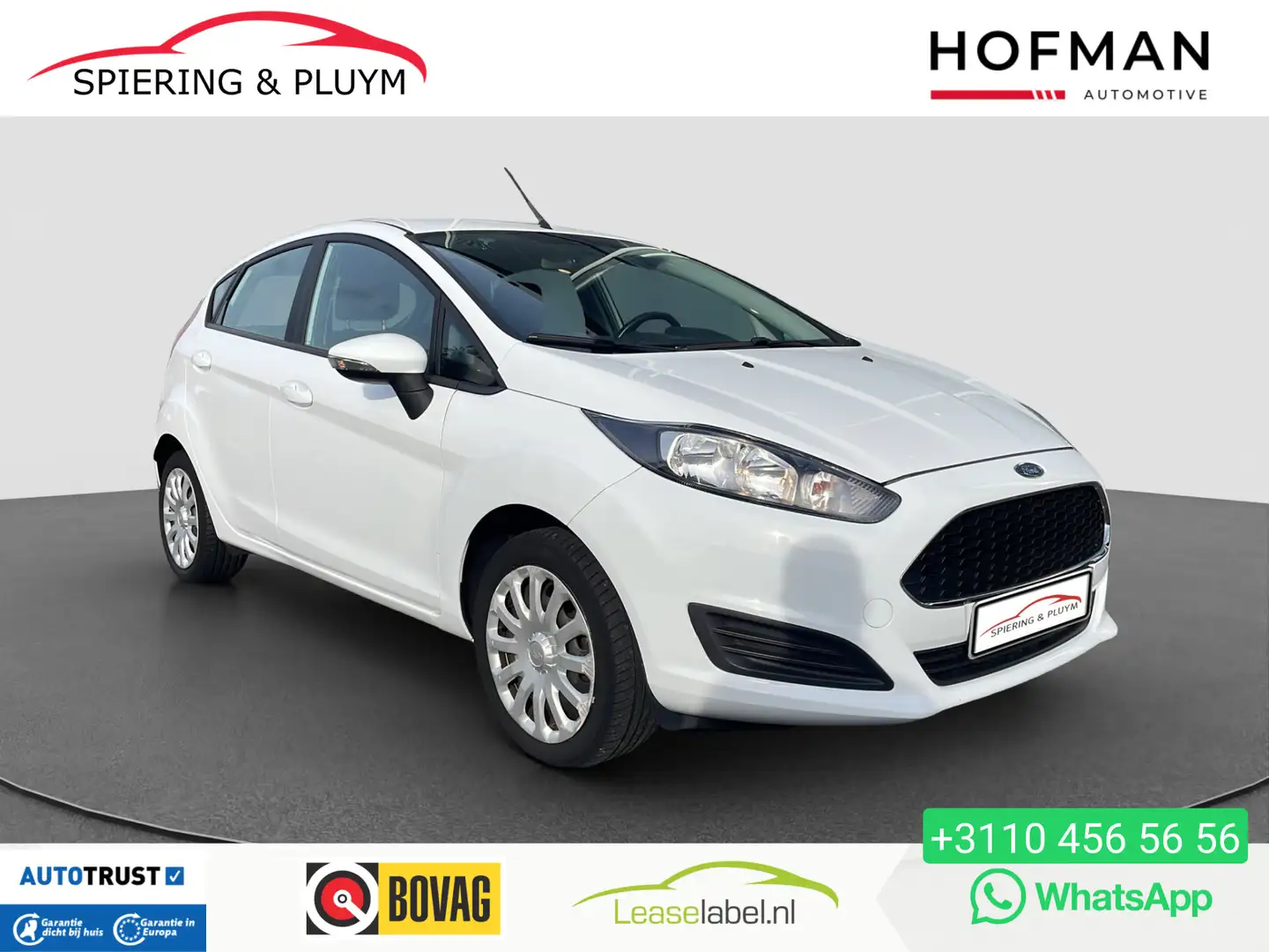 Ford Fiesta 1.25 Stoel verwarming | Airco Wit - 1