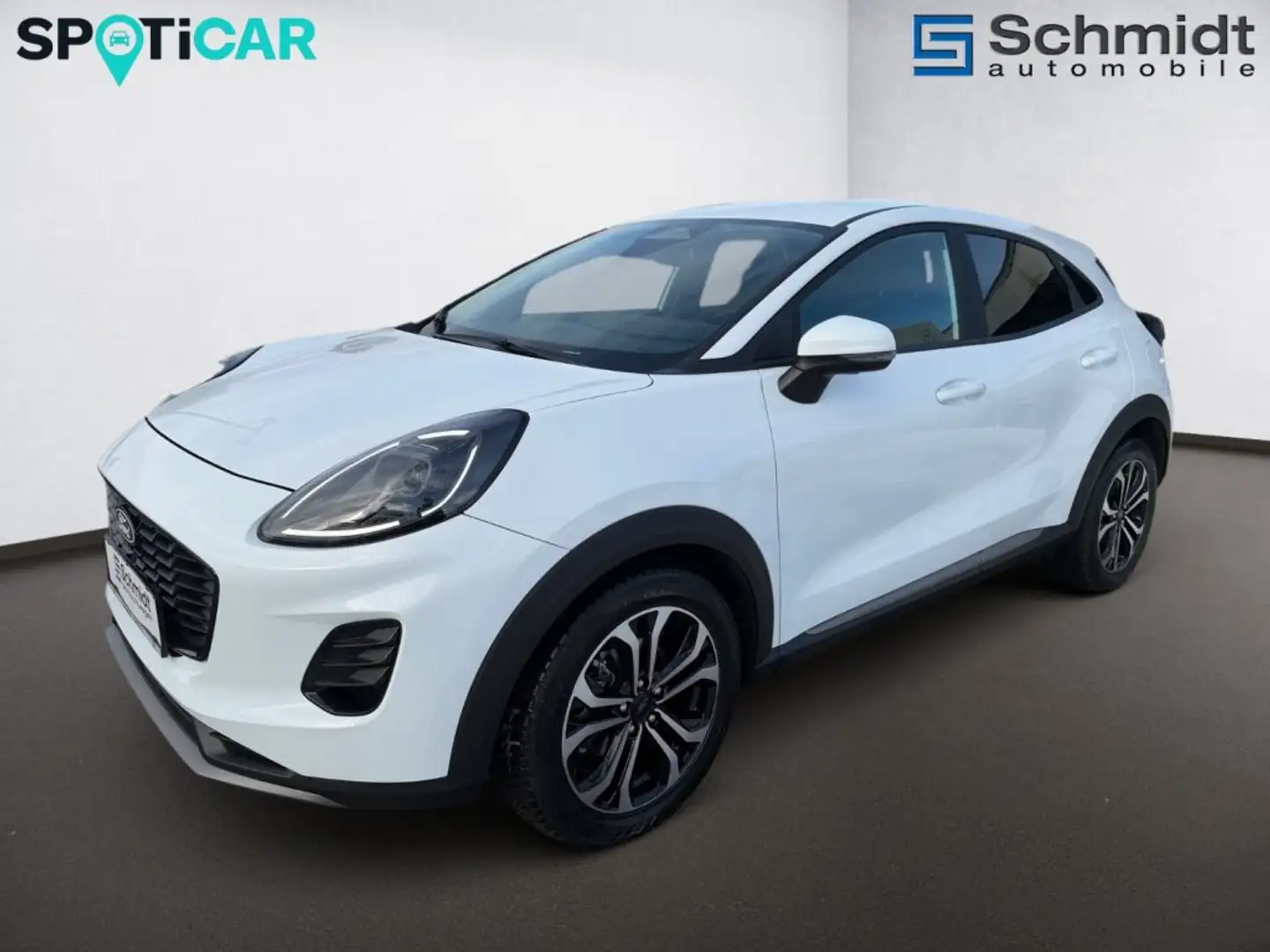 Ford Puma 1,0 EcoBoost Hybrid Titanium Aut. Weiß - 2