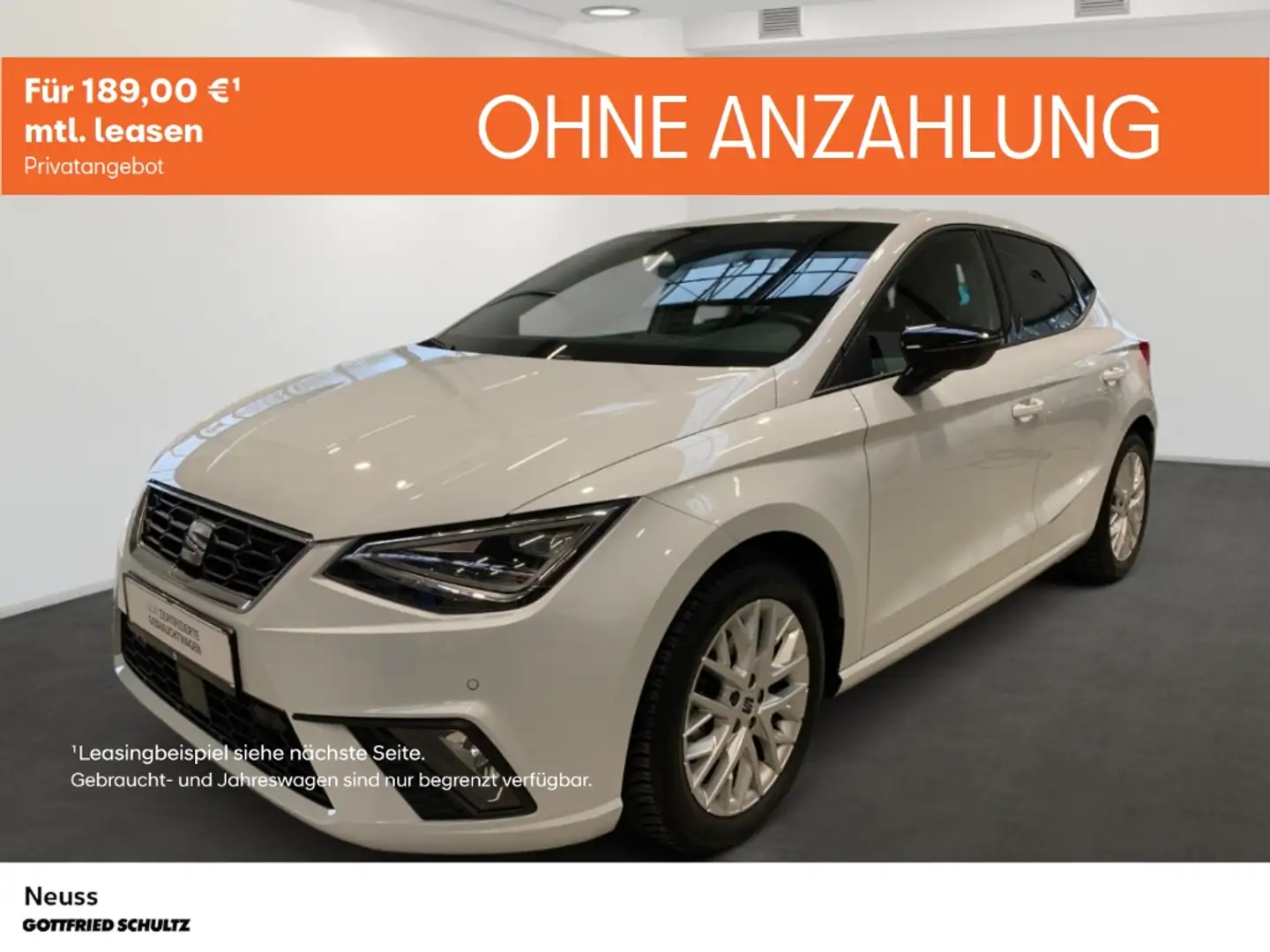 SEAT Ibiza FR DSG SITZHEIZUNG EINPARKHILFE NAVI LED Weiß - 1
