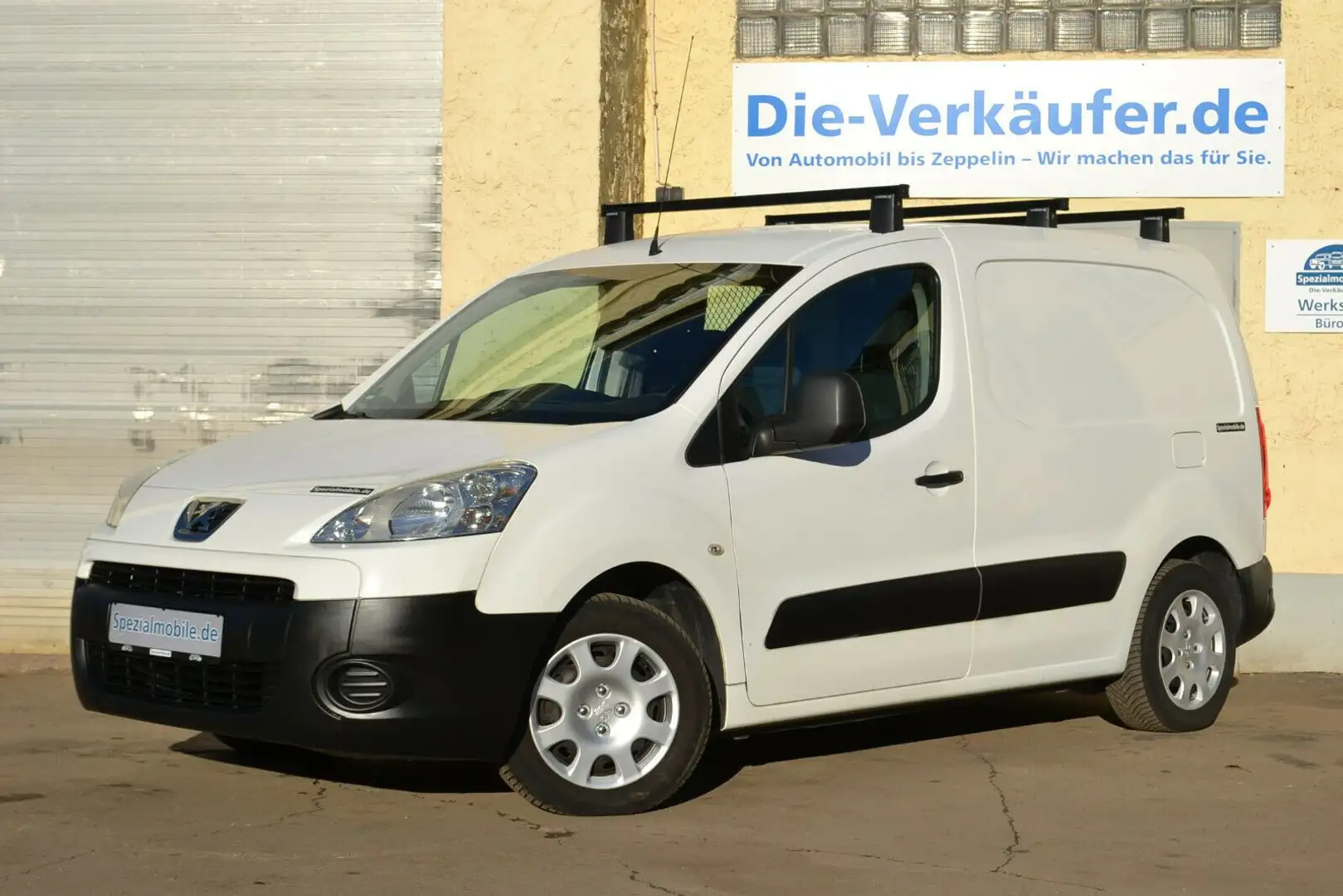 Peugeot Partner L1 Klima Regalsystem NAVI 156tkm Blanc - 1