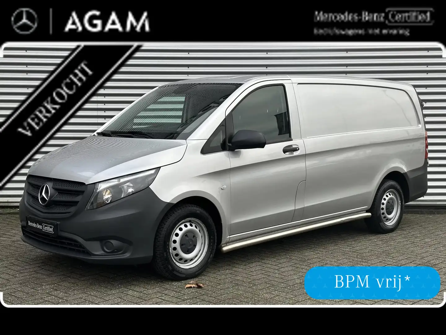 Mercedes-Benz Vito 114 CDI L2 Automaat Airco NavigatieApple Carplay- Argent - 1