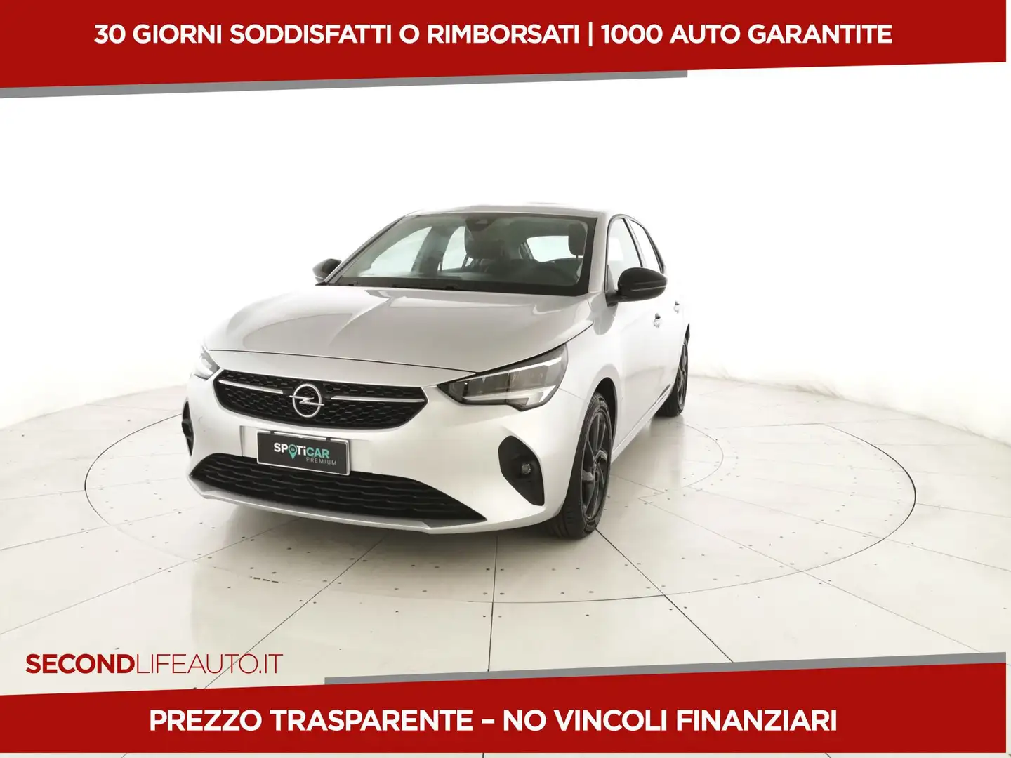 Opel Corsa 1.2 Edition s&s 75cv Argent - 1