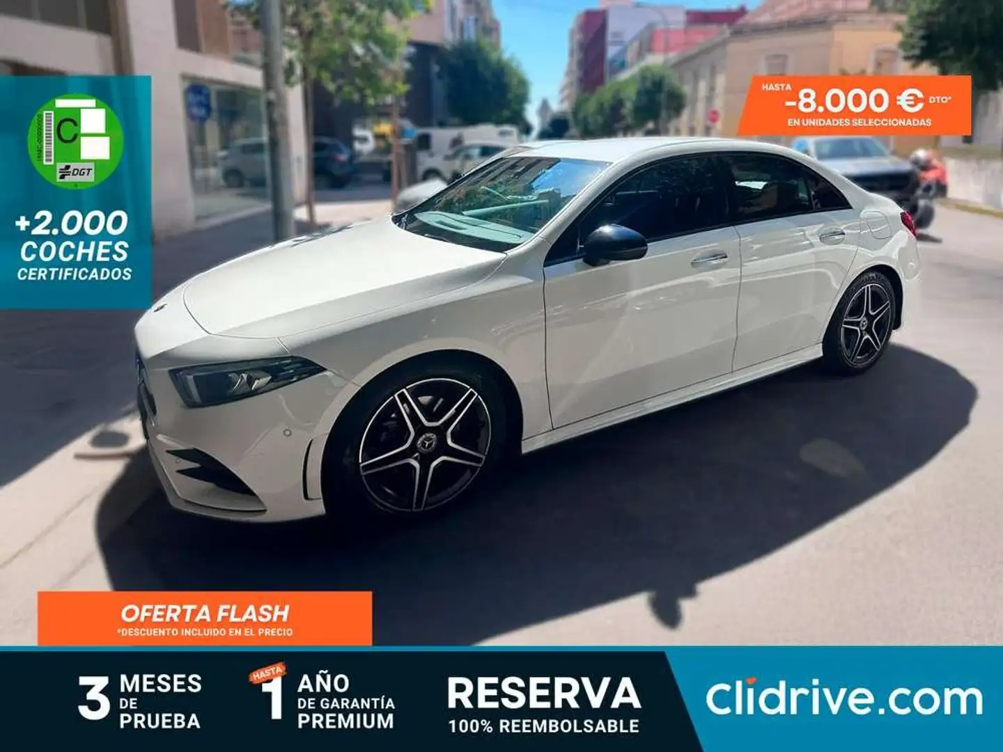 Mercedes-Benz A 200 200d Sedán 8G-DCT Blanco - 1