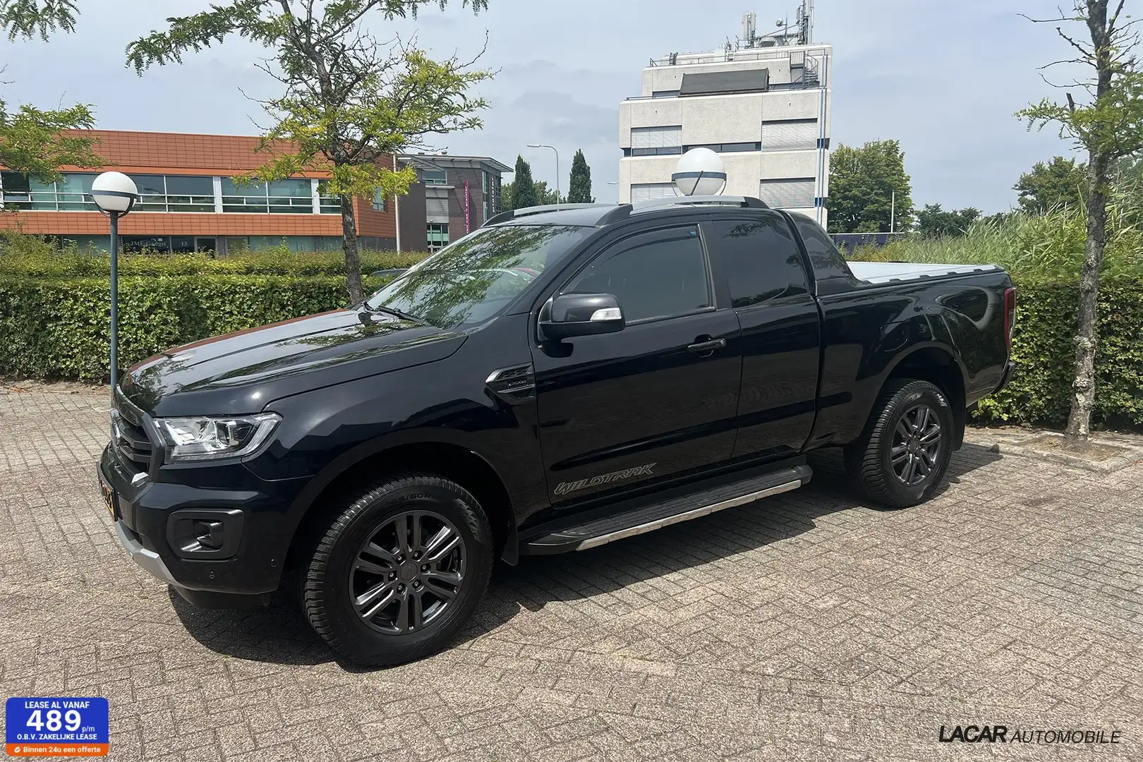 Ford Ranger 2.0 EcoBlue Wildtrak Supercab Zwart - 1
