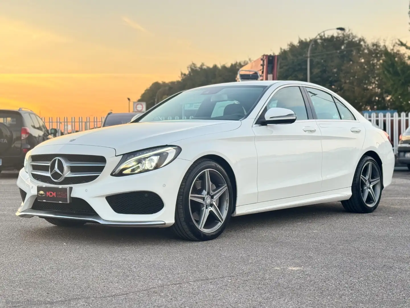 Mercedes-Benz C 220 C 200 d Auto Premium AMG LINE Bianco - 1