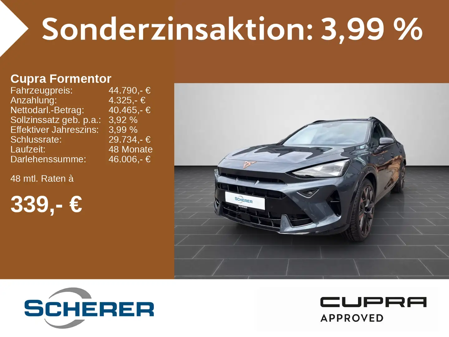 CUPRA Formentor VZ 2.0 TSI Extreme 4Drive PANO AHK Grau - 1