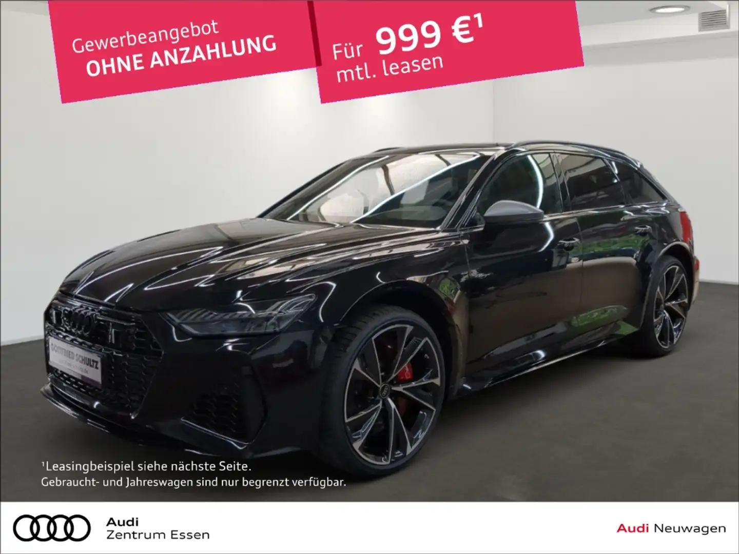 Audi RS6 AVANT MATRIX LED NAVI KERAMIK B&O HuD PANO Schwarz - 1